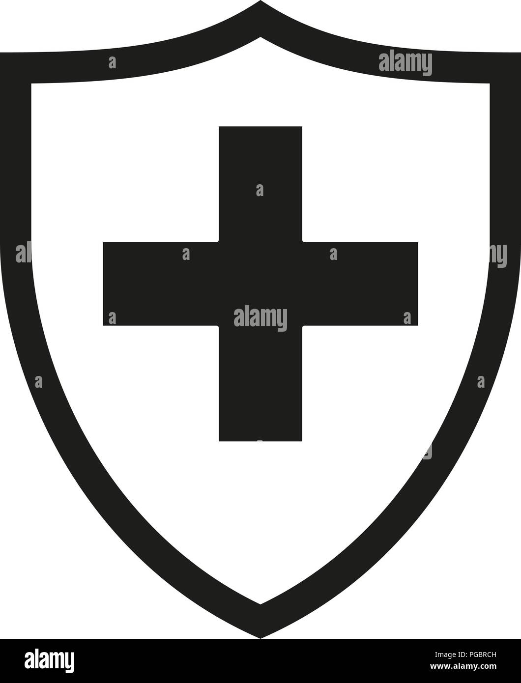 Swiss cross with shield hires stock photography and images Alamy