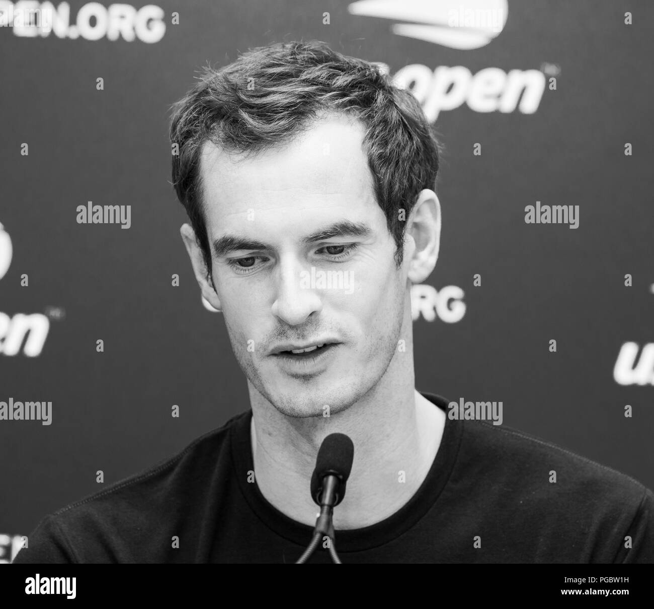Andy Murray Tennis Player Black And White Stock Photos And Images Alamy