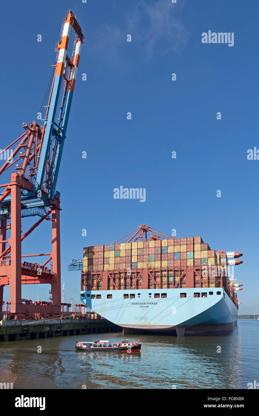 Container Terminals Eurogate and Burchardkai, Waltershof, Hamburg ...