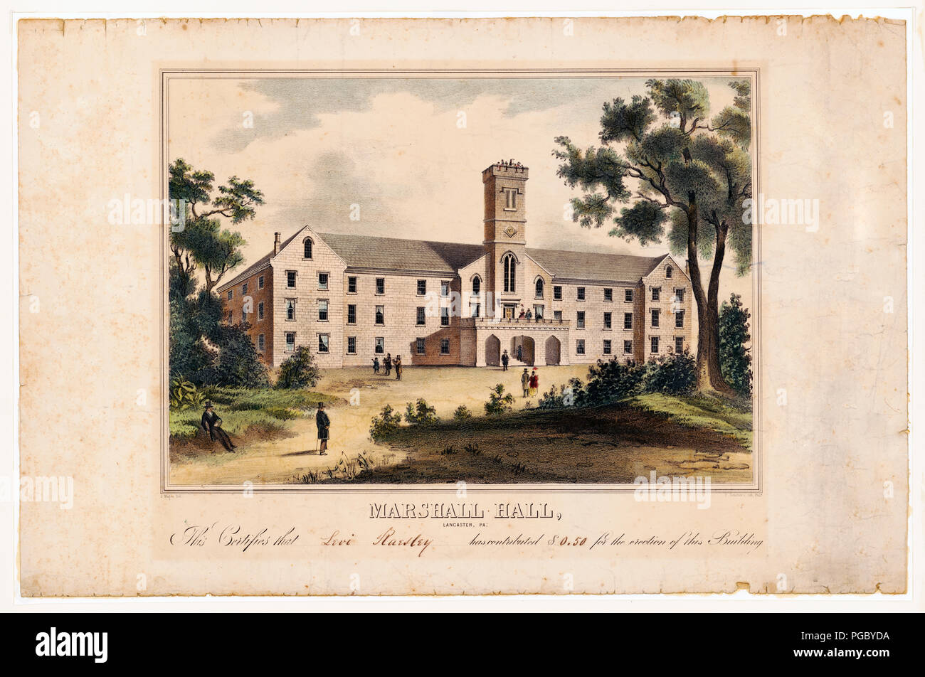 Marshall Hall, Lancaster, PA Stock Photo Alamy