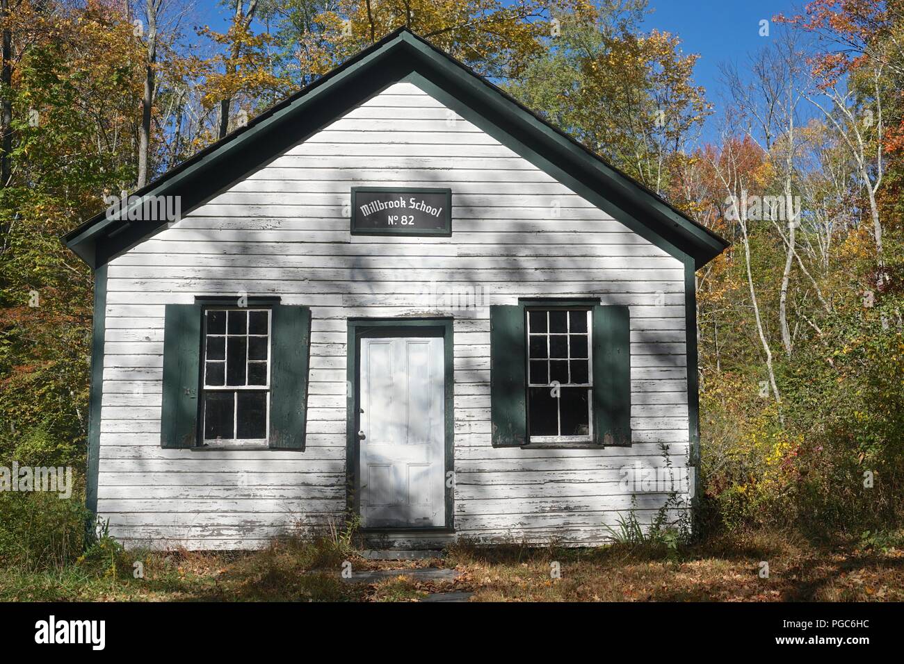 Millbrook Village, NJ, USA An abandoned 19thcentury singleroom