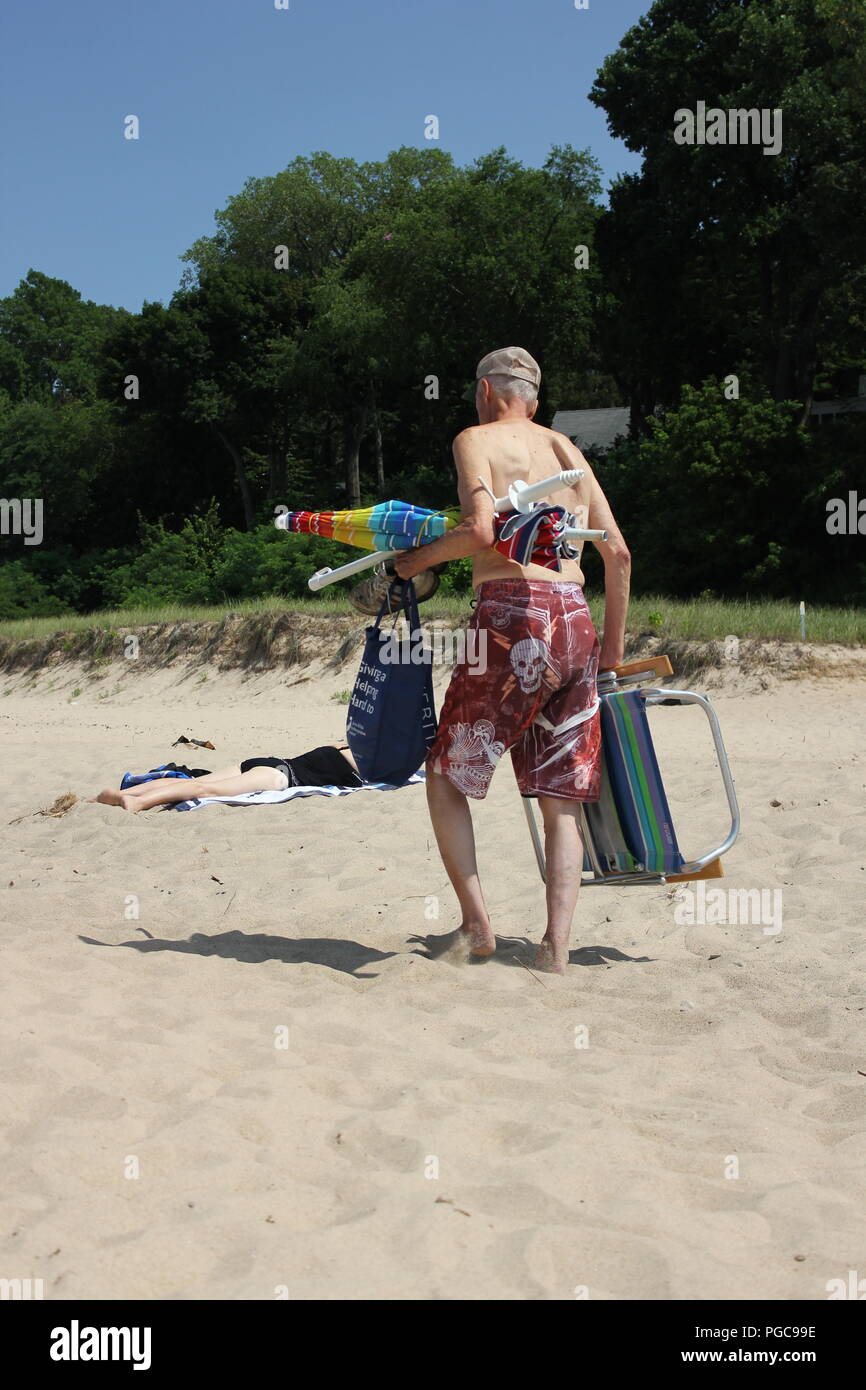 old man bathing suit