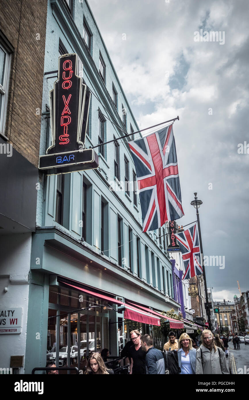 Quo Vadis Dean Street Soho London W1D UK Stock Photo Alamy quo-vadis-dean-street-soho-london-w1d-uk-stock-photo-alamy