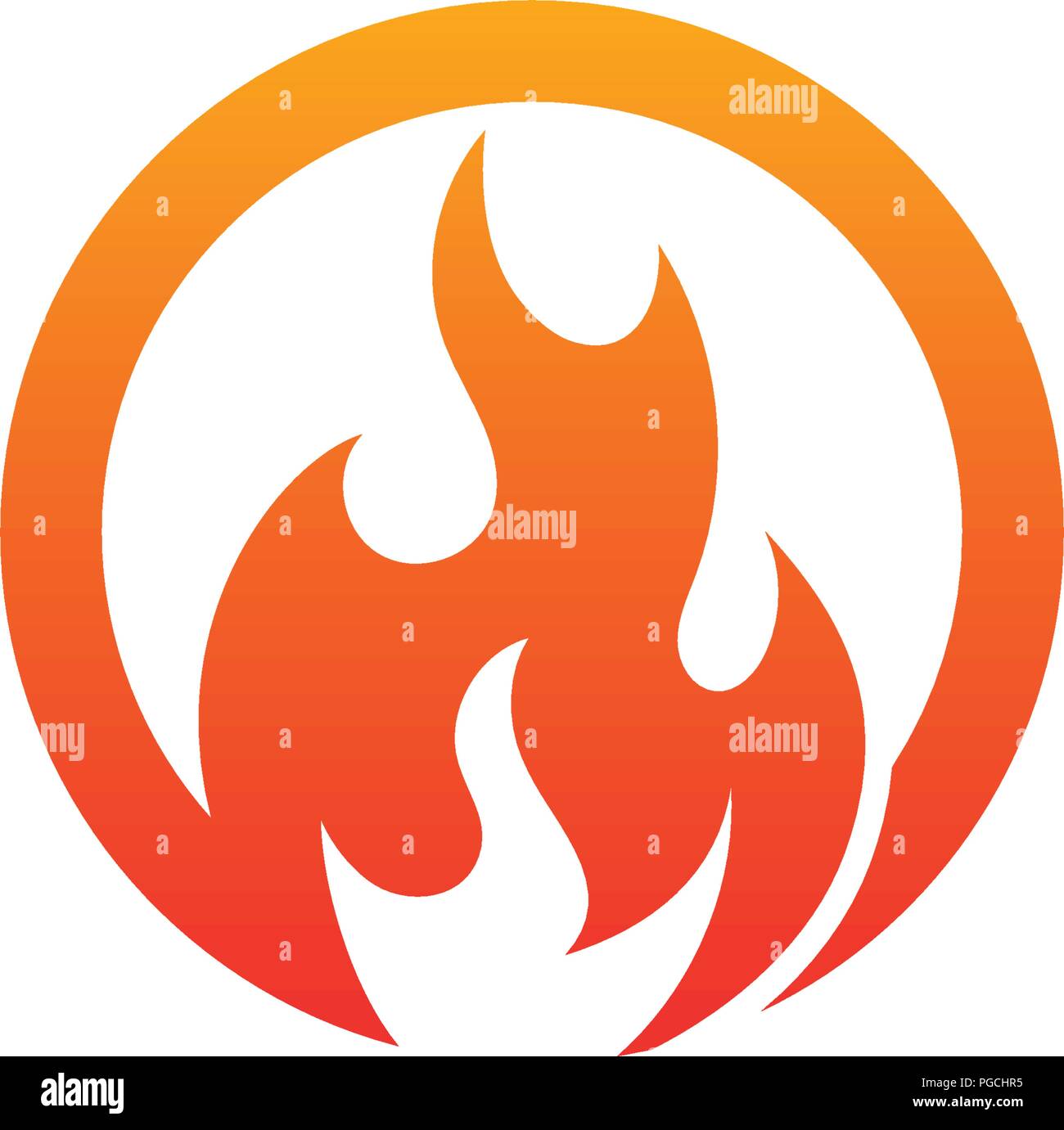 Fire flame vector illustration design template Stock Vector Image & Art ...
