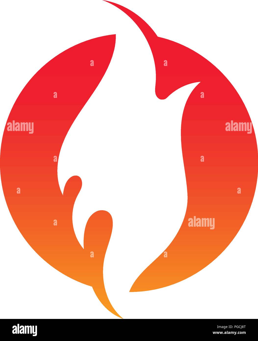 Fire flame vector illustration design template Stock Vector Image & Art ...