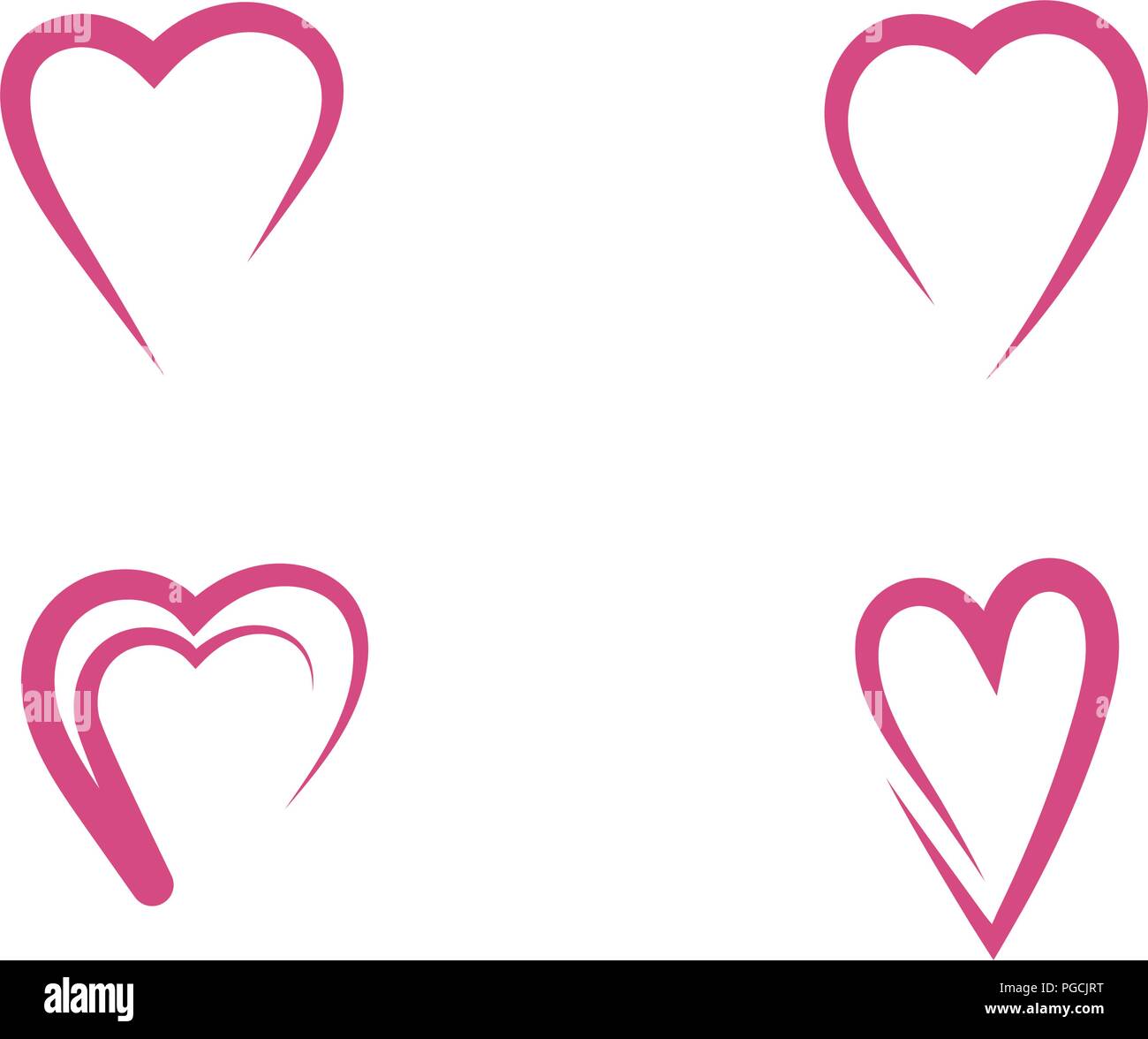 Beauty Love Vector icon illustration design Template Stock Vector Image ...