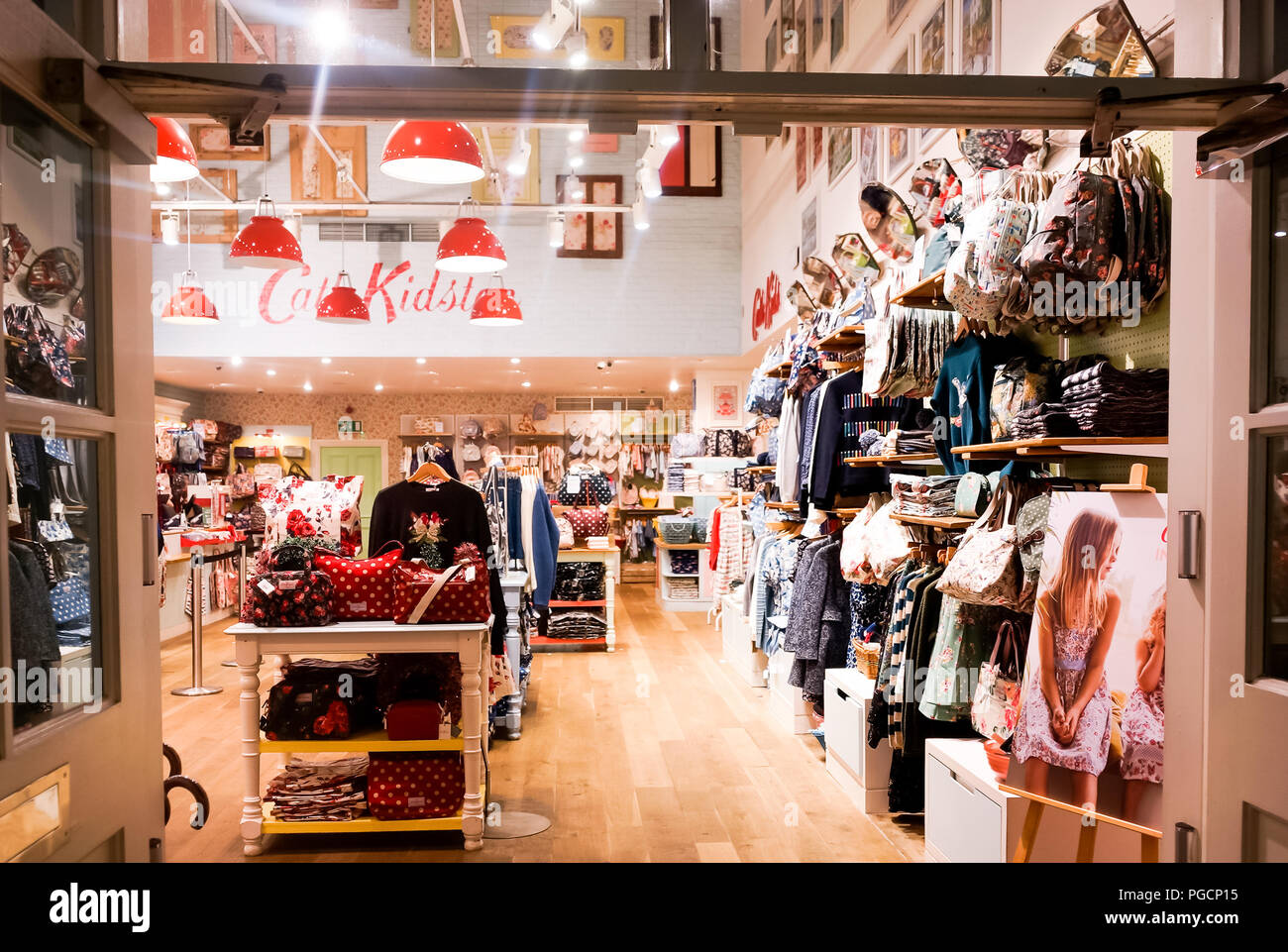 Cath Kidston at Bicester Village (night time shot). (This store has now