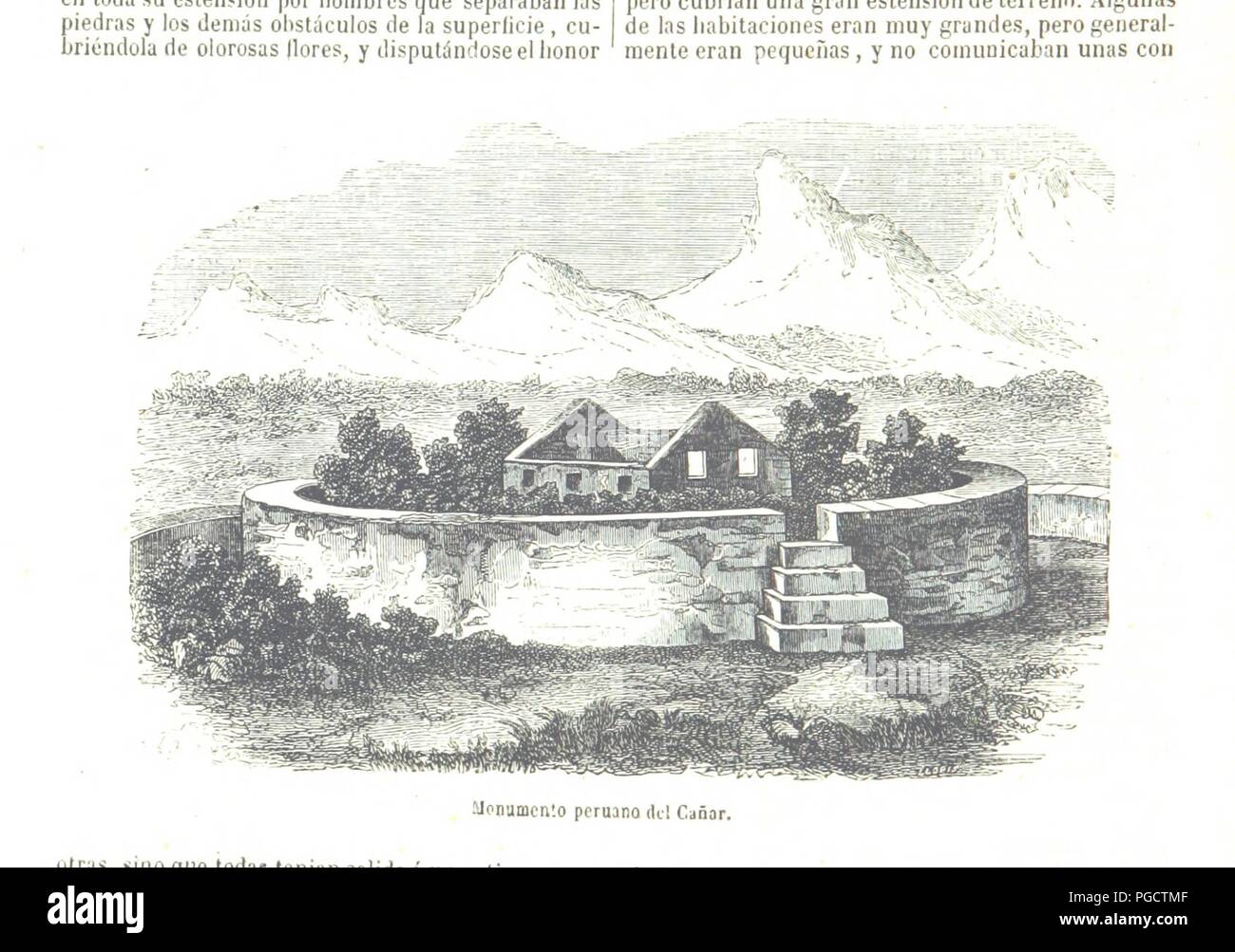 Image  from page 18 of 'Historia de la conquista del Peru ... Tercera edición, etc' . Stock Photo