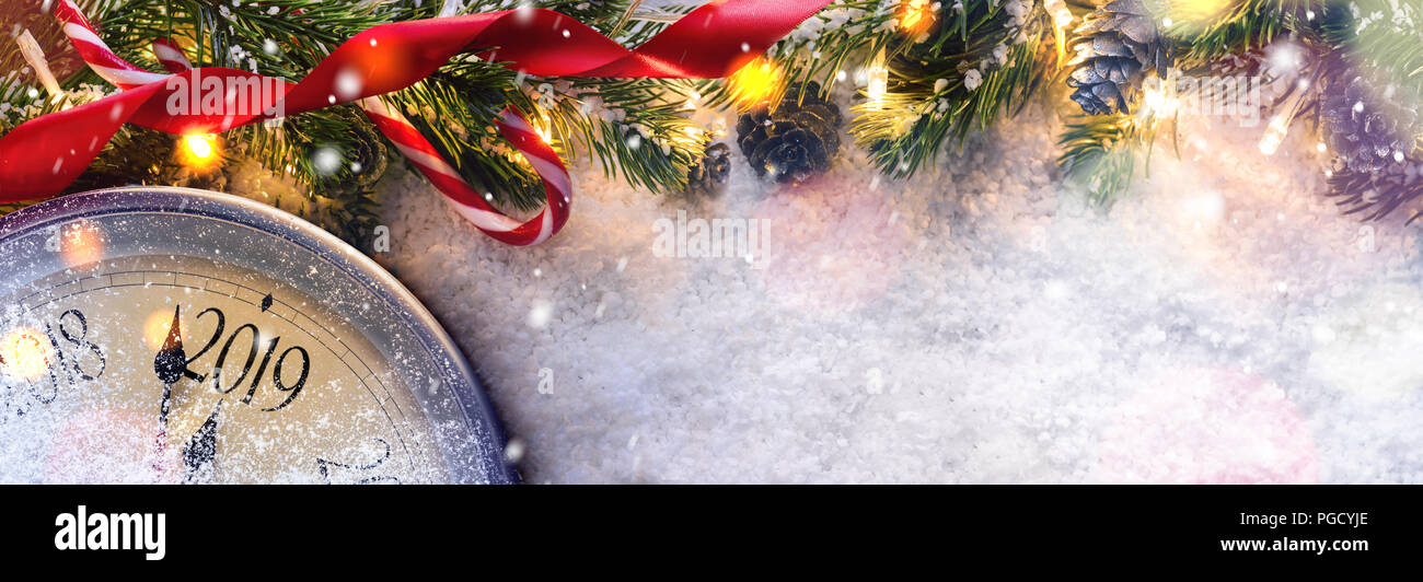 Countdown to midnight stock photo alamy