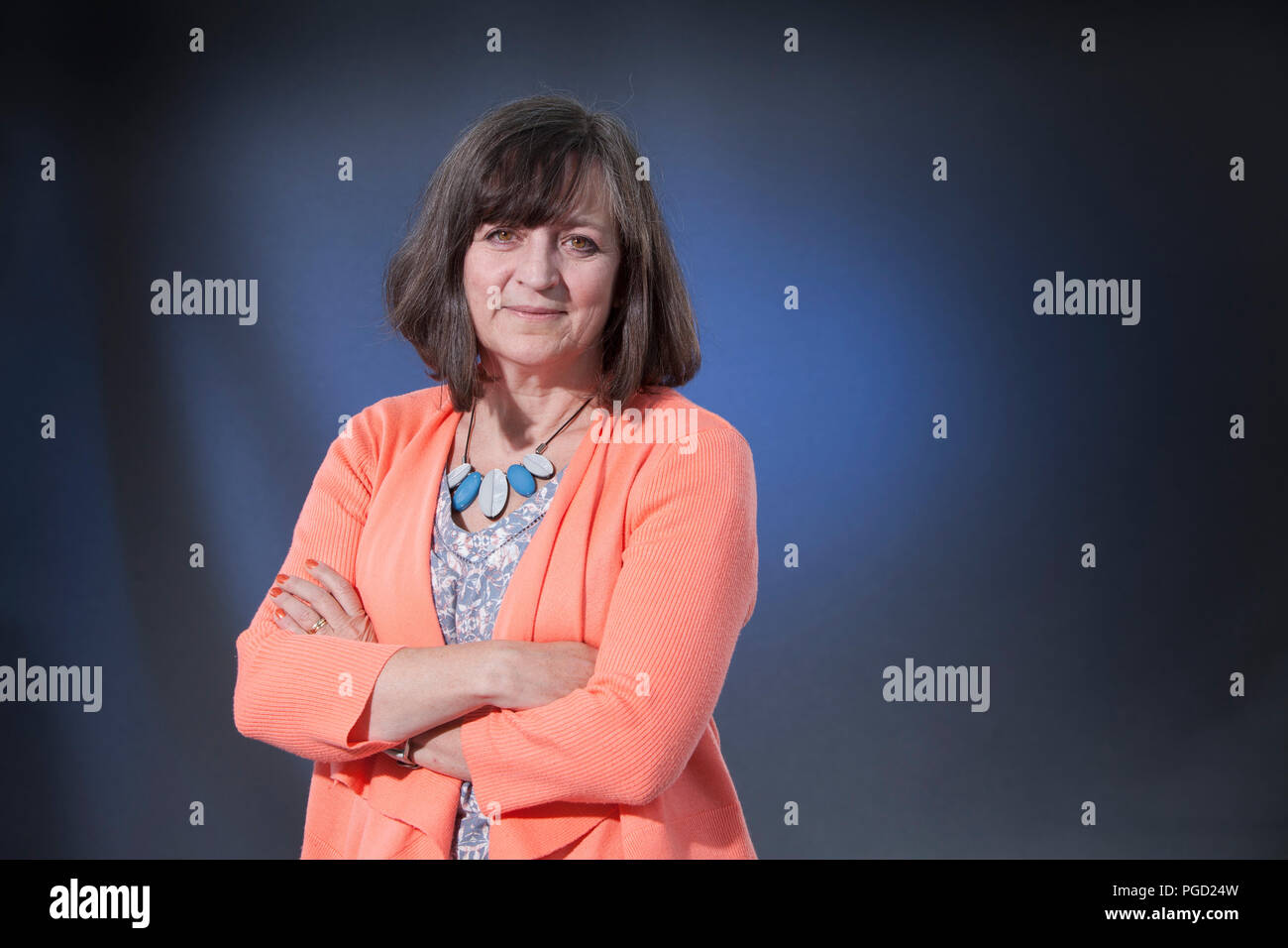 Edinburgh, UK. 25th August, 2018. Dr. Kathryn Mannix is a physician specializing in palliative care, and a cognitive behavior therapist (CBT), and author. Pictured at the Edinburgh International Book Festival. Edinburgh, Scotland.  Picture by Gary Doak / Alamy Live News Stock Photo