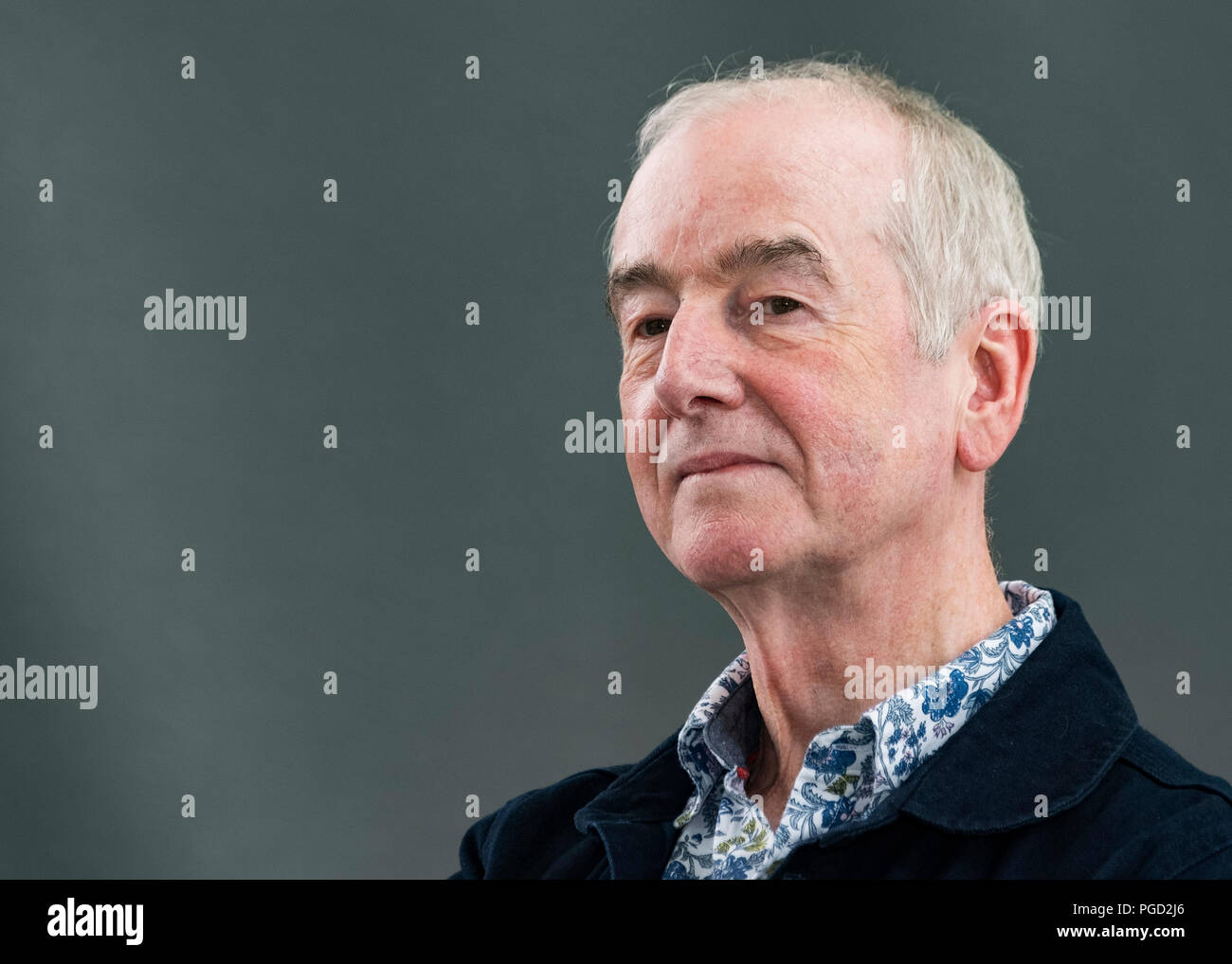 Edinburgh, Scotland, UK. 25 August, 2018. Pictured; David Almond the children's author and author of Skellig, Clay and Kit's Wilderness. Credit: Iain Masterton/Alamy Live News Stock Photo