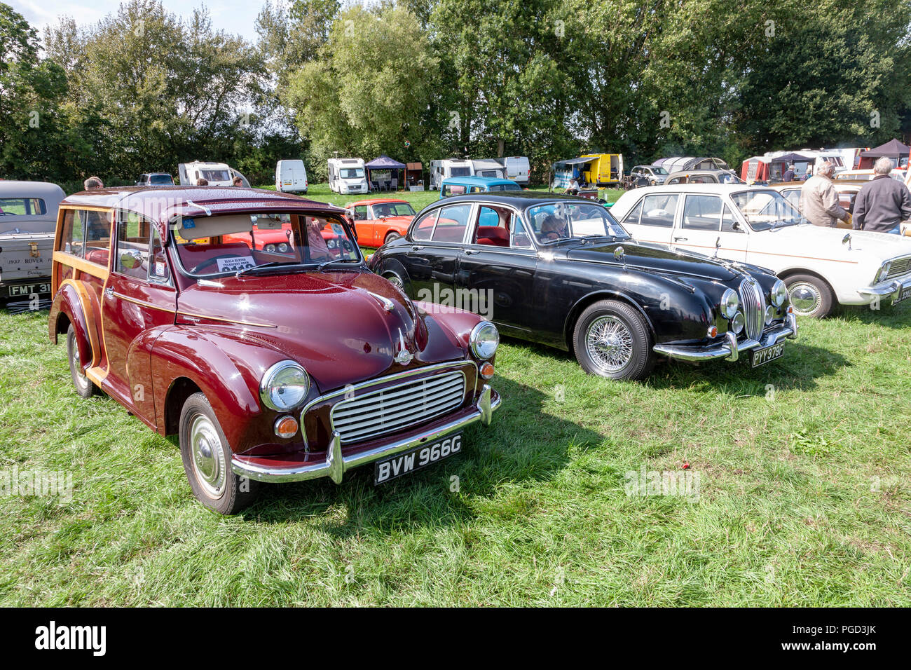 Earls Barton, Northamptonshire. U.K. 25th August 2018. Earls Barton Transport Show over the