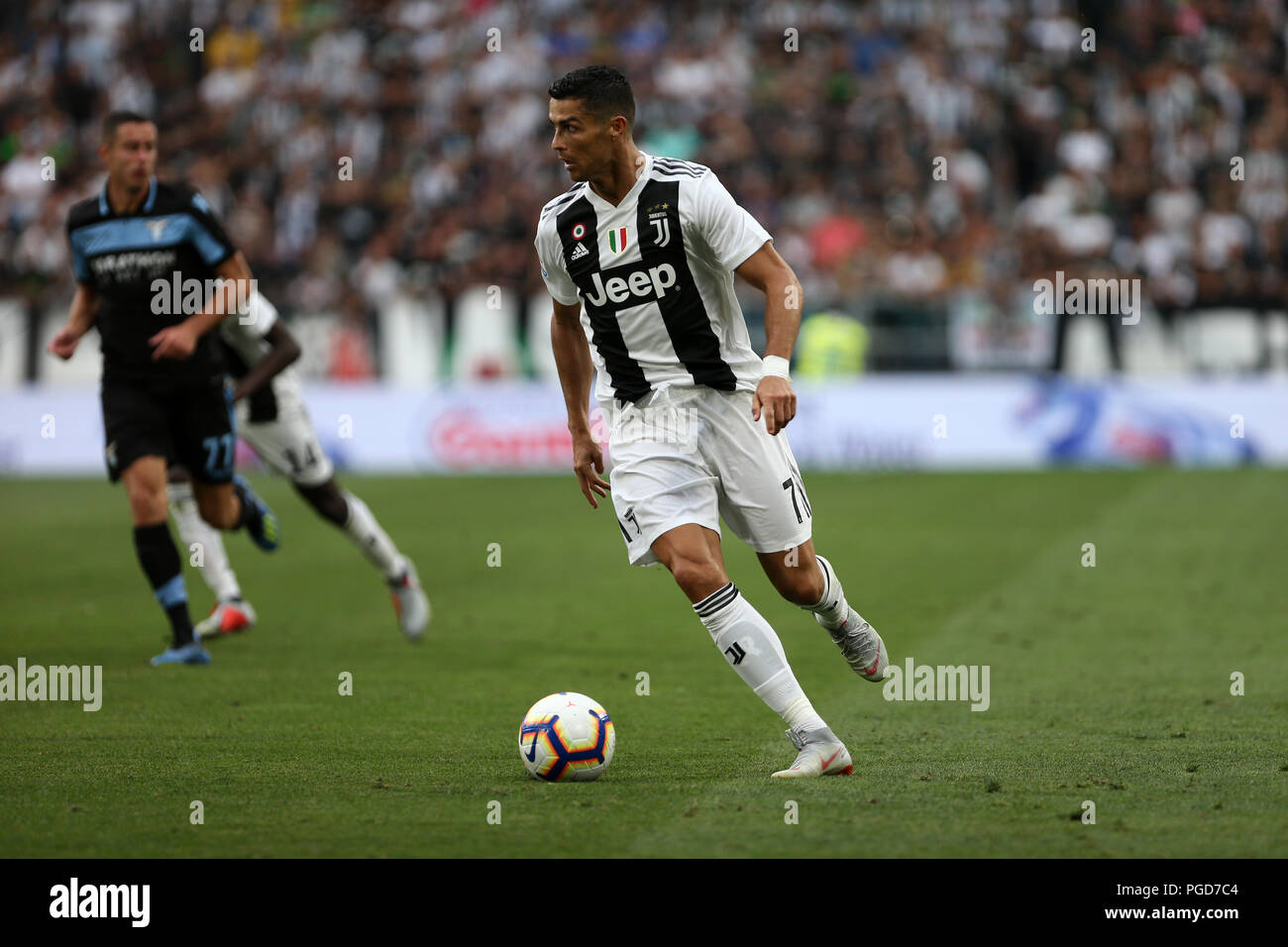 TURIN - OCT 20, 2018: Cristiano Ronaldo. Juventus F.C. - Genoa C.F.C.  Alliaz Stadium. Italian League Serie A. Stock Photo, Picture and Royalty  Free Image. Image 142973312.