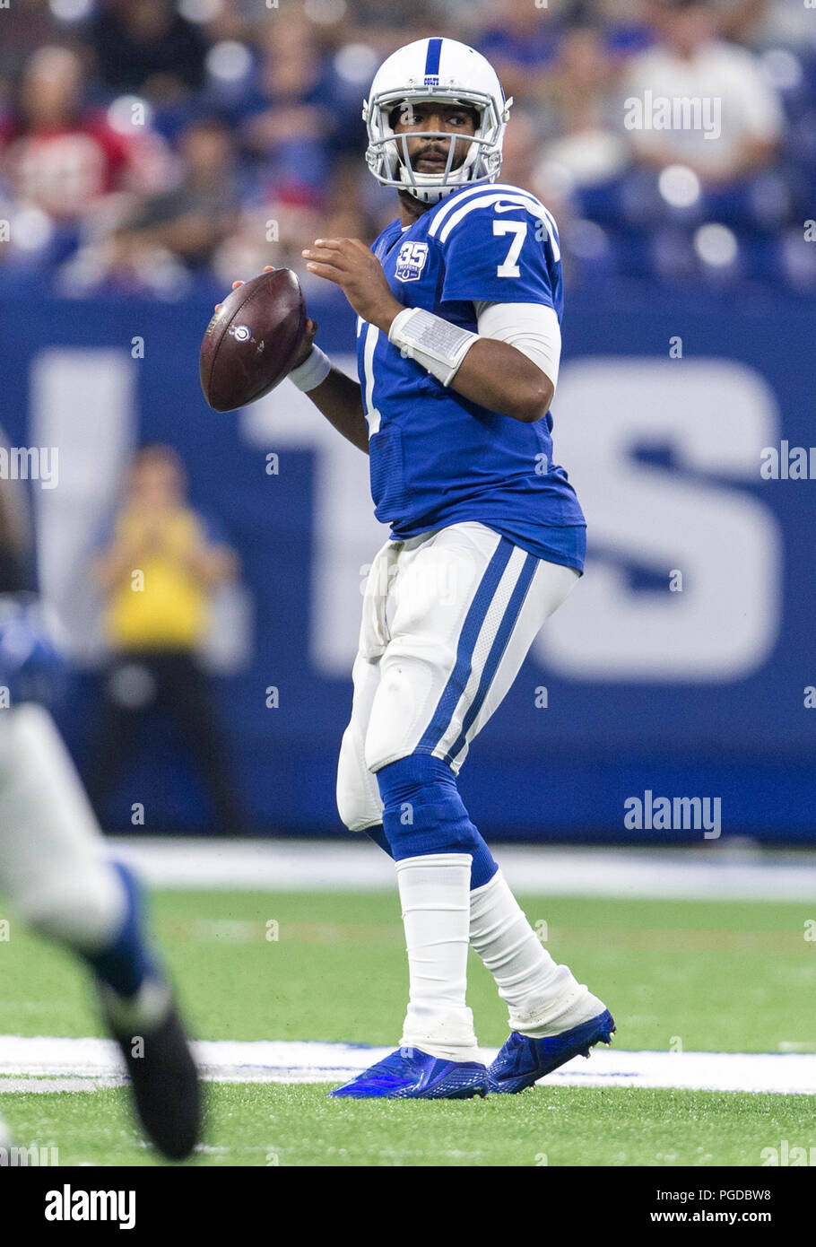 August 25, 2018 Indianapolis Colts quarterback Jacoby Brissett (7
