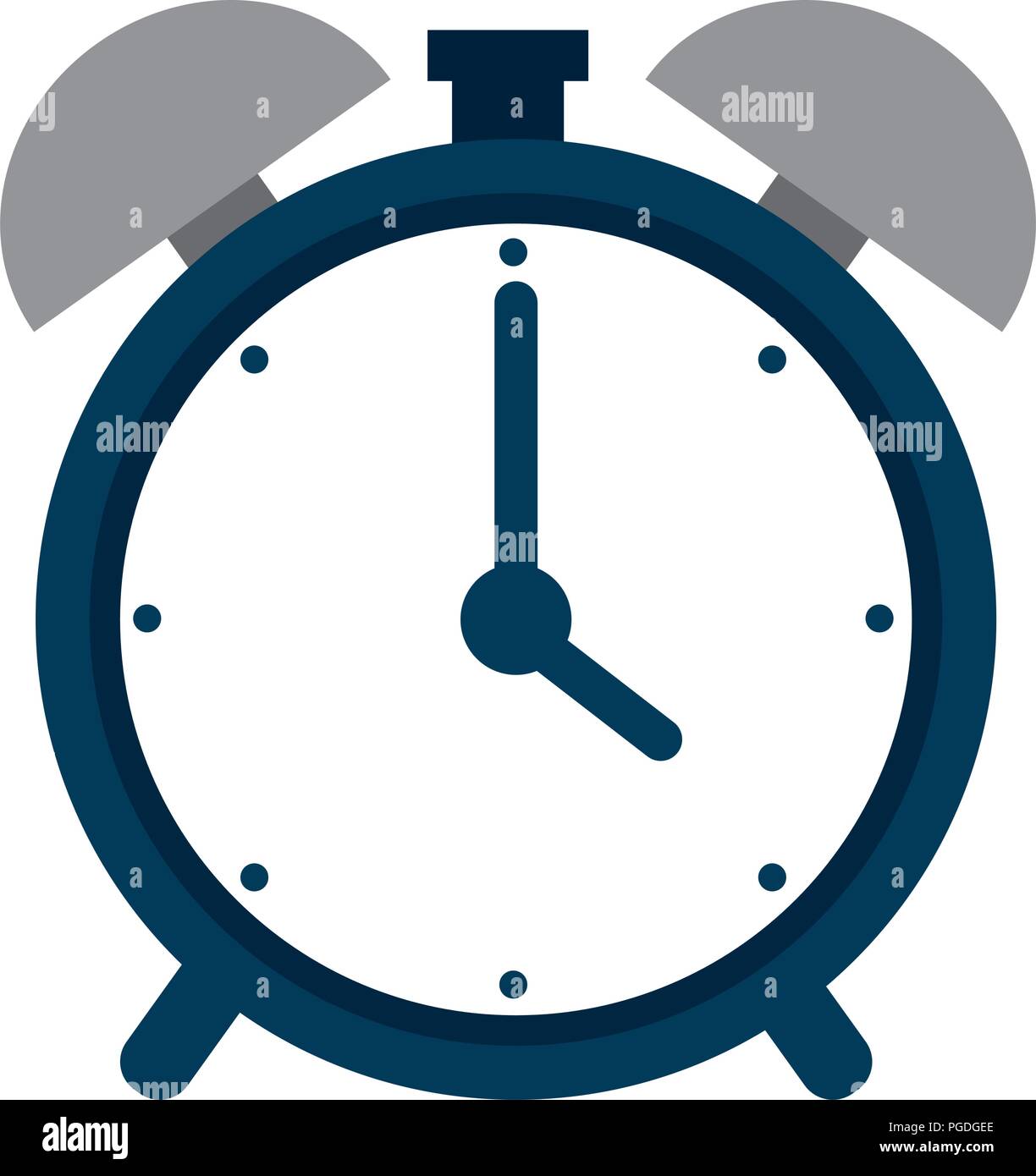 alarm time clock isolated icon Stock Vector Image & Art - Alamy