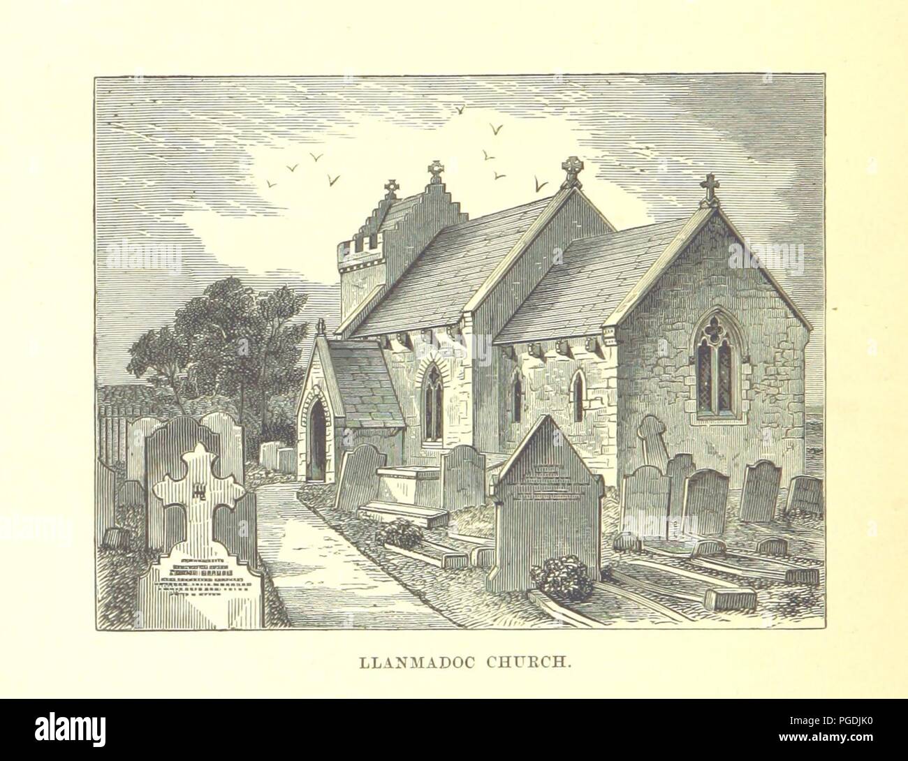 Image  from page 140 of 'A History of West Gower, Glamorganshire. (pt. 2. Historical Notices of the Parishes of Llanmadoc and Cheriton, etc.-pt. 3. Historical Notices of the Parishes of Llangenydd and Rhosili, etc.-pt. 4. H0013. Stock Photo