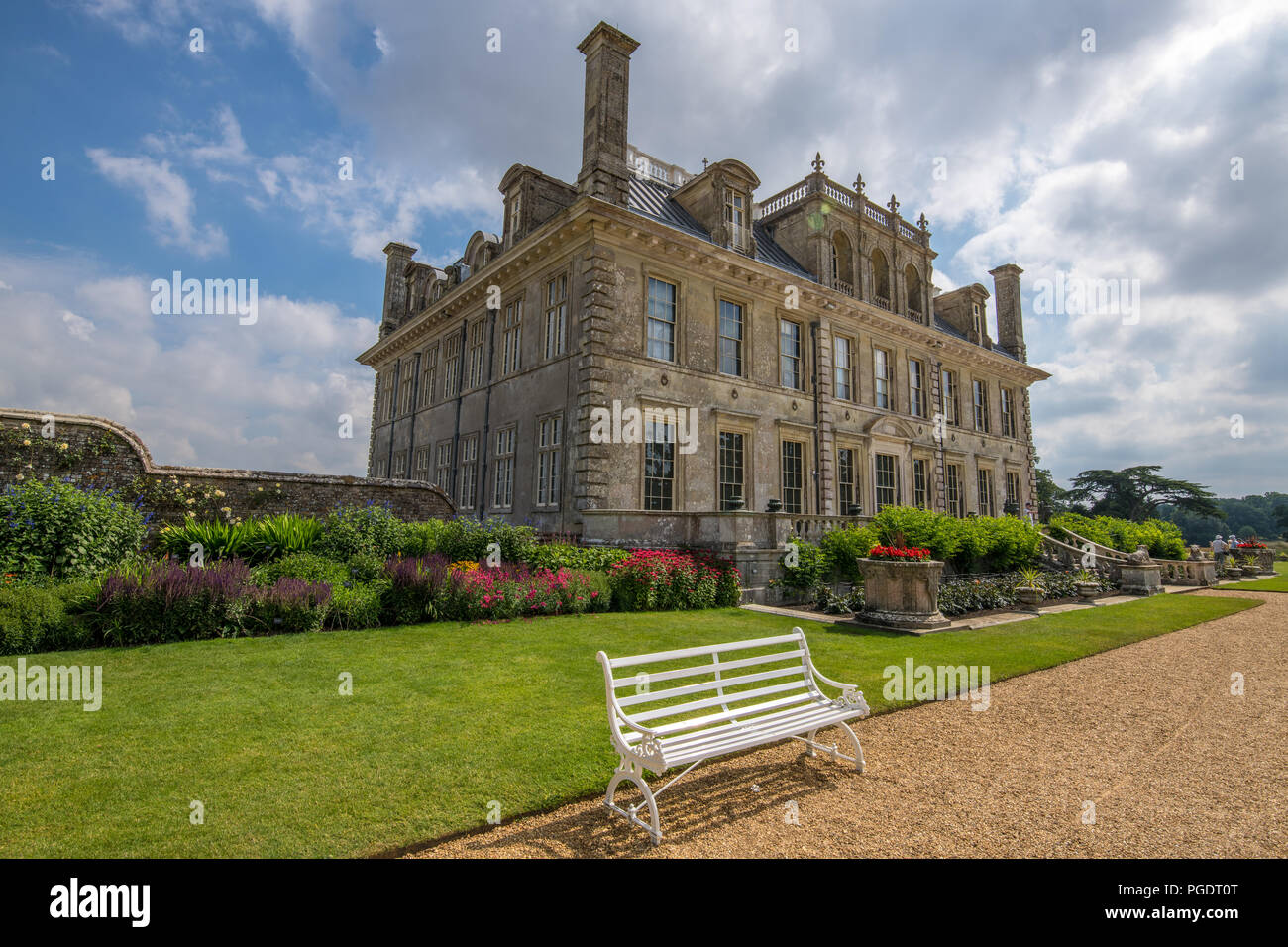 Rear of Kingston Lacy House, Dorset, England Stock Photo Alamy