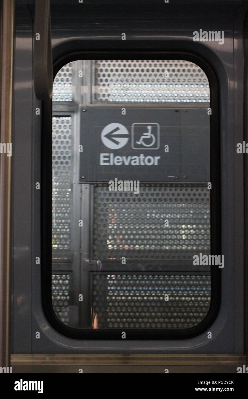 The mainline run as seen thru a commuter train window on the CTA Yellow ...