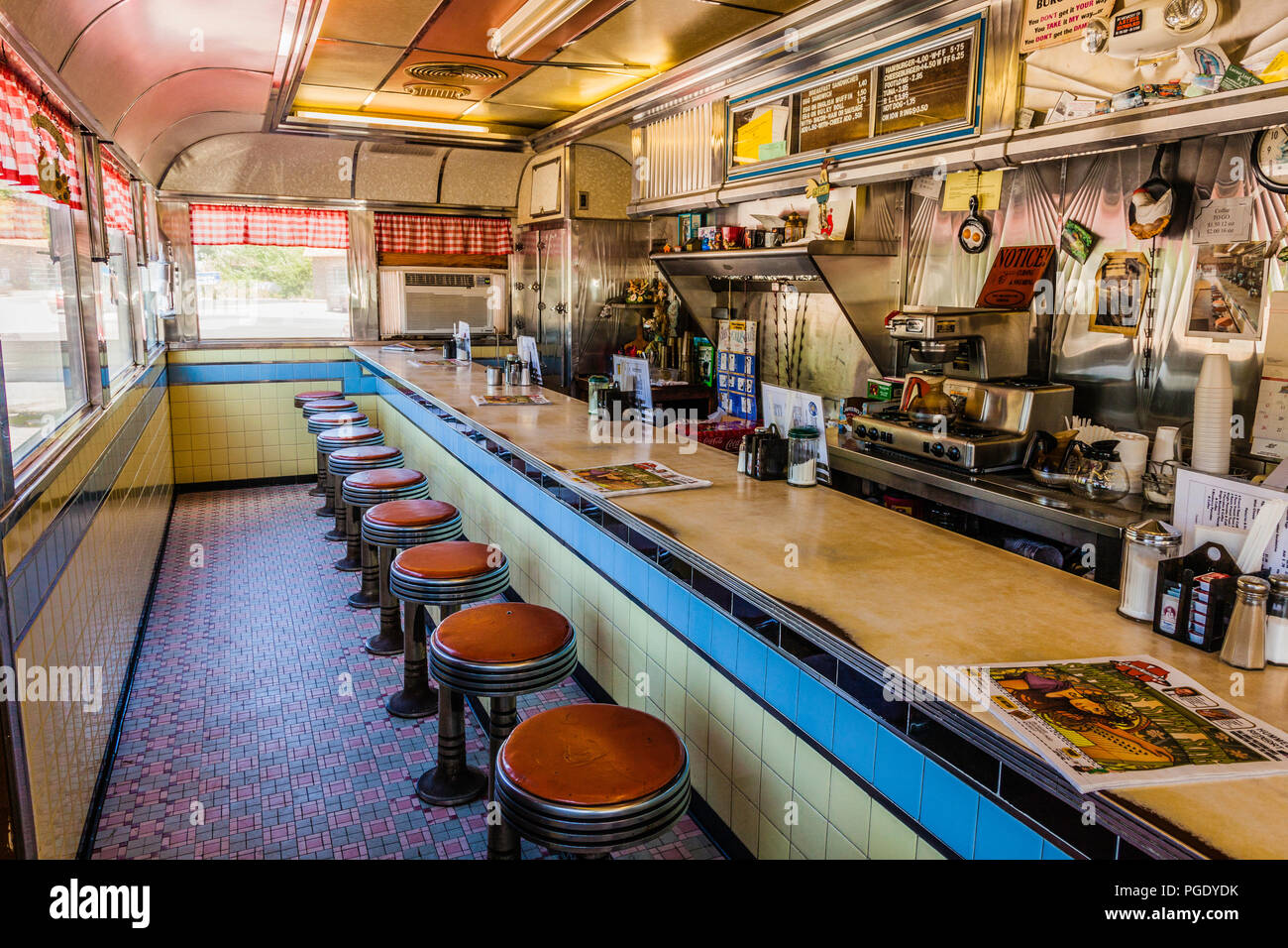 Stateline Diner Foster, Rhode Island, USA Stock Photo Alamy