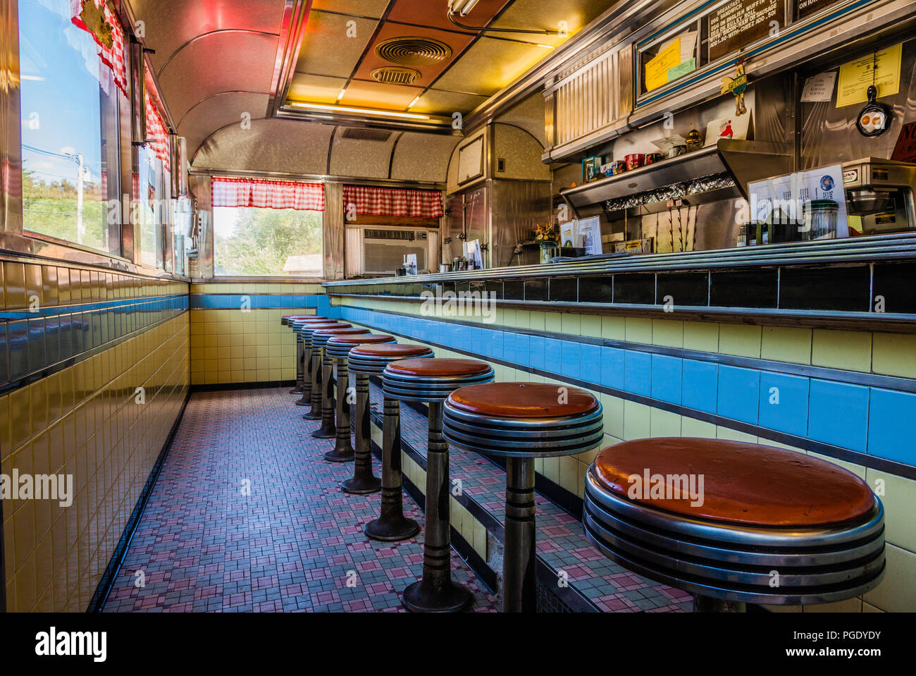 Stateline Diner Foster, Rhode Island, USA Stock Photo Alamy