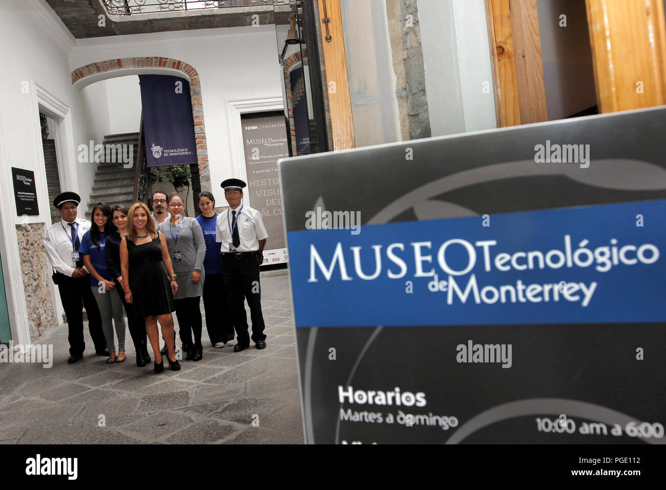 Dra. Mariela Arrazola y  Museo Tecnológico de  Monterrey .  Instituto Tecnológico y de Estudios Superiores de Monterrey  Technological Institute and o Stock Photo