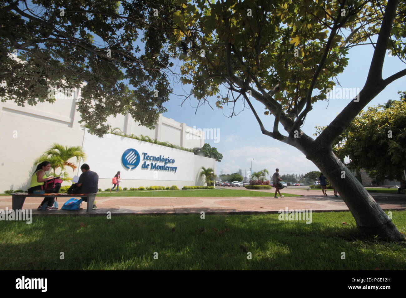 Technological Institute and of Superior Studies of Monterrey. Tampico Tamaulipas campus. University life, technology of Monterrey, scholar life, mty,  Stock Photo
