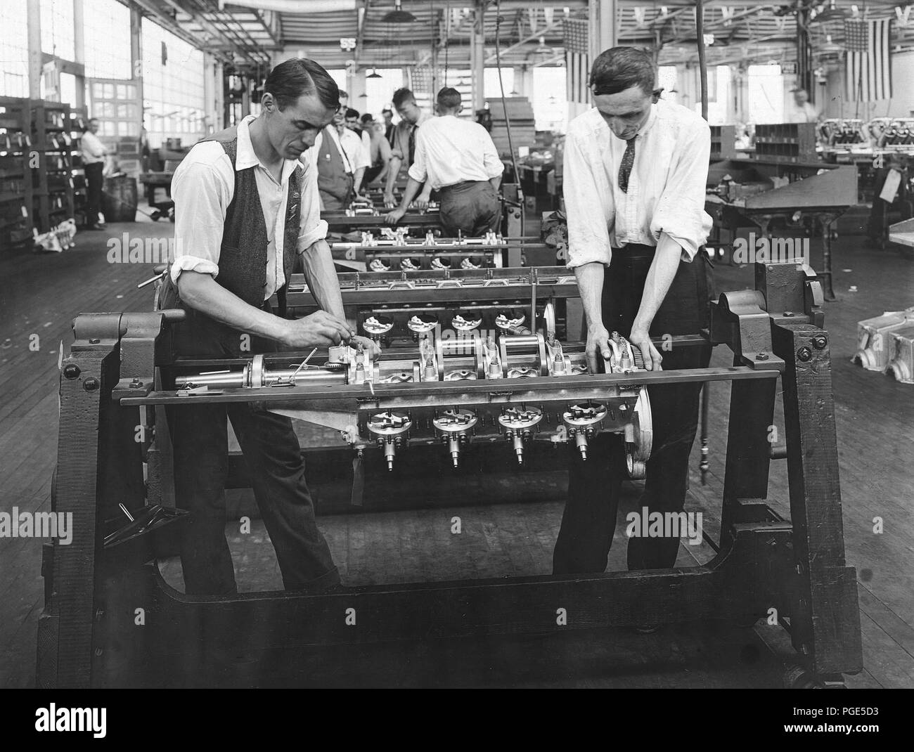 Airplane Parts factory during World War I Stock Photo Alamy