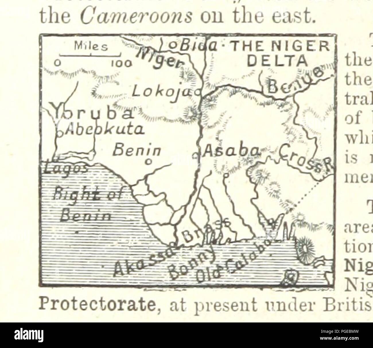Image  from page 314 of 'A Class-Book of Modern Geography ... New edition, revised and largely rewritten (by Albert Hill), etc' . Stock Photo
