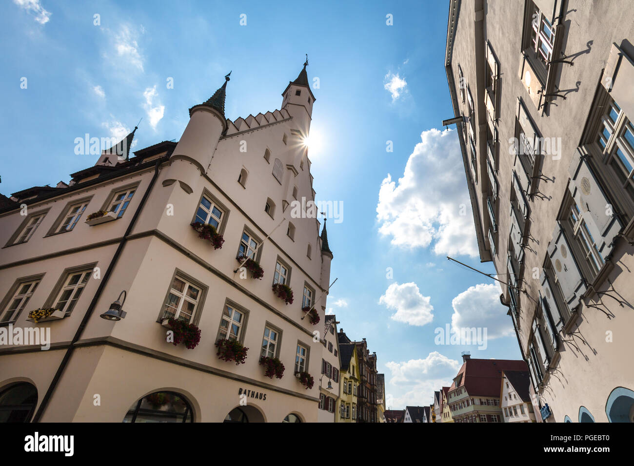 biberach an der riss historic town germany Stock Photo - Alamy