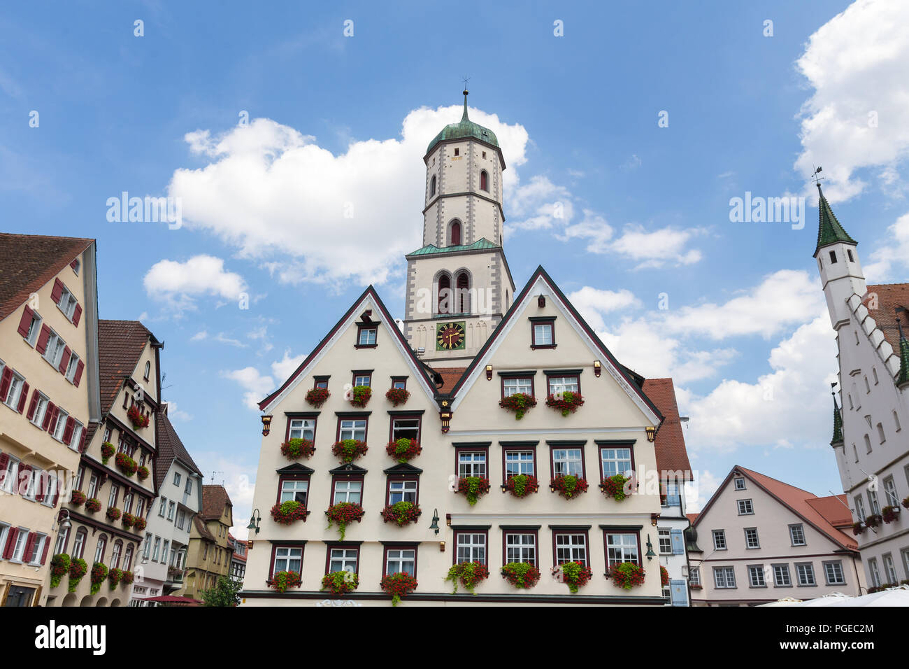 biberach an der riss historic town germany Stock Photo