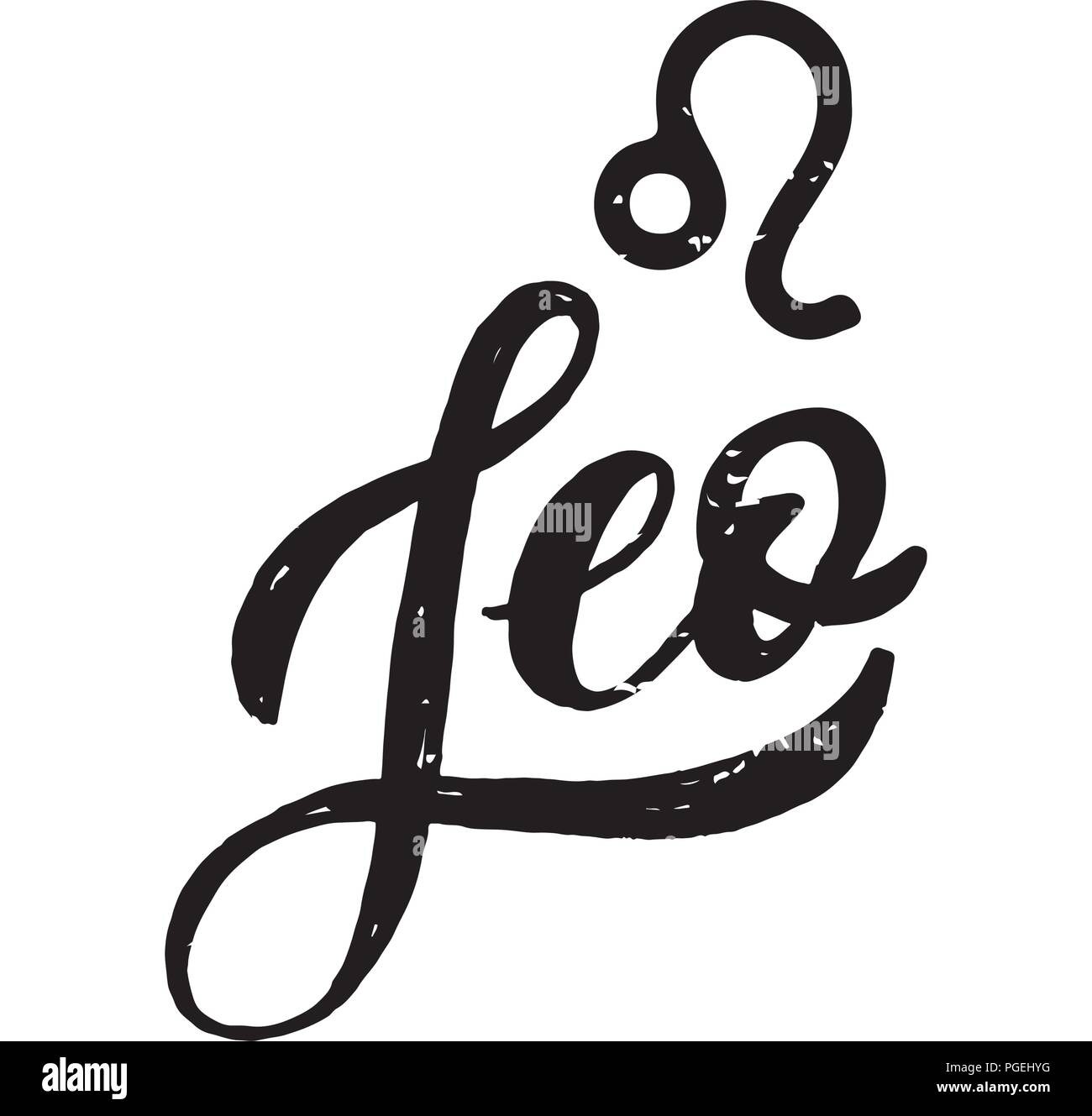Leo sign hires stock photography and images Alamy