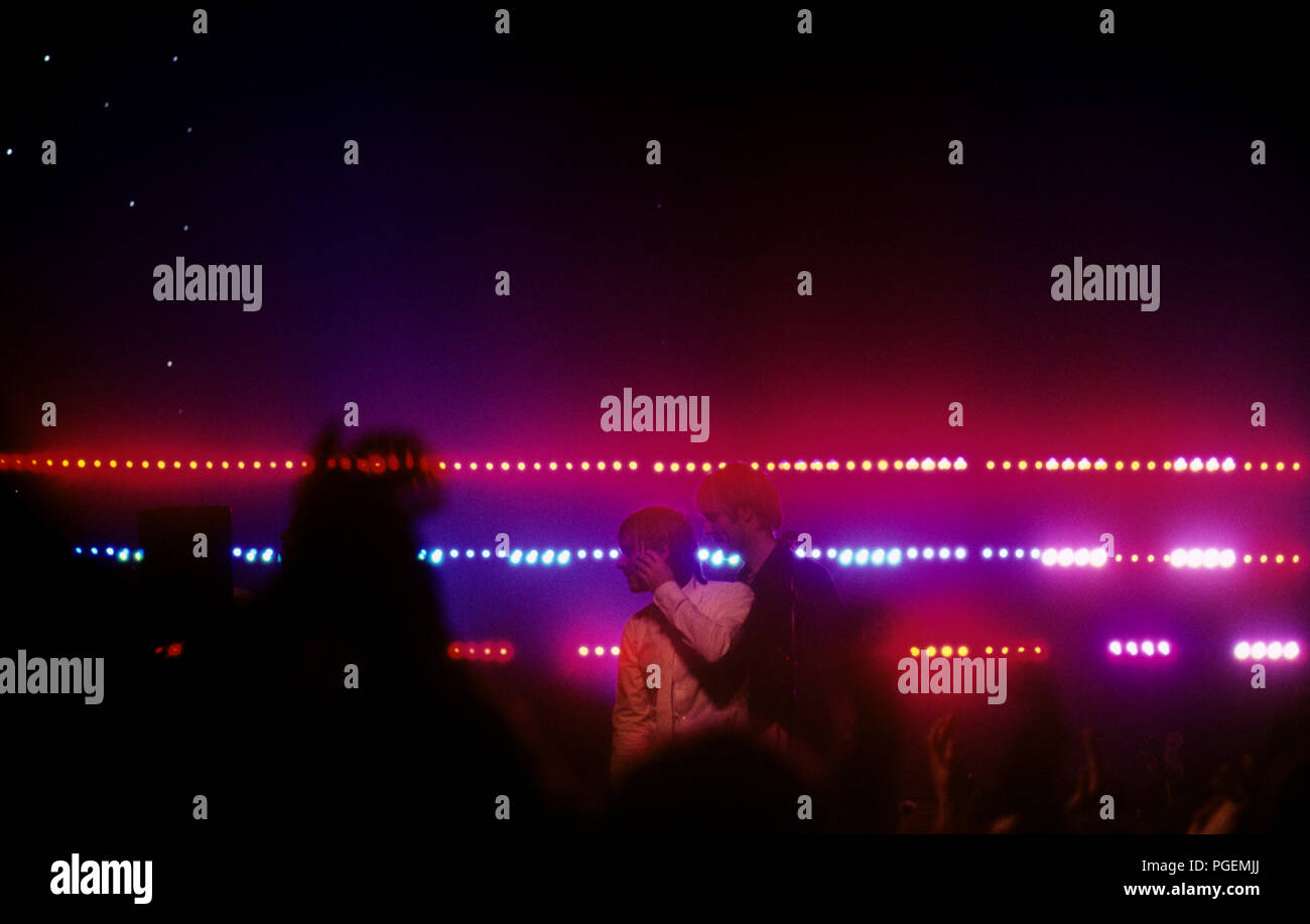 concert of the French electronic music band Air at the Aeronef in Lille