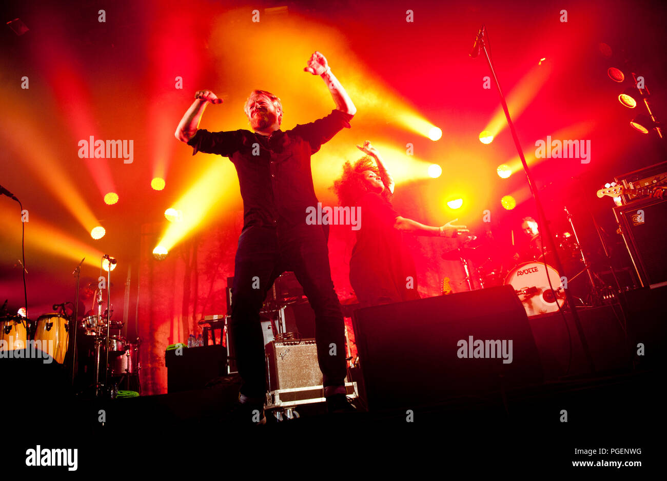 Belgian band Arsenal performing at the Masters At Rock festival, in ...