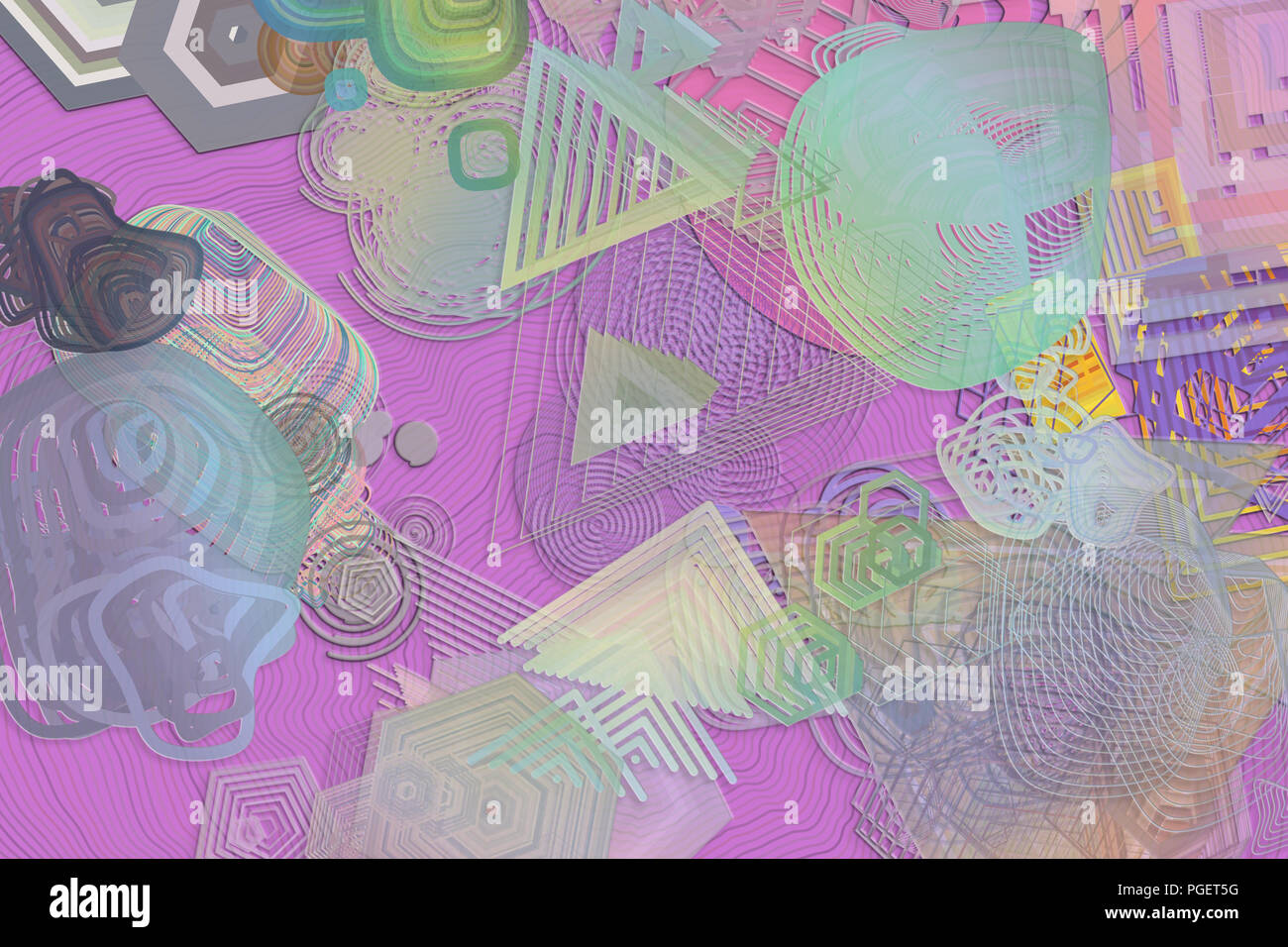 Abstract blended messy shapes & texture background for web page