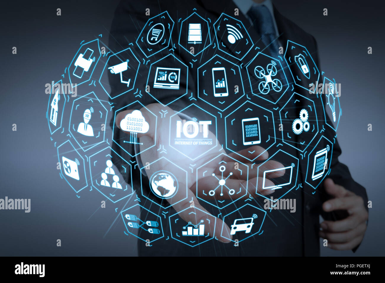 Internet of Things (IOT) technology with AR (Augmented Reality) on VR ...