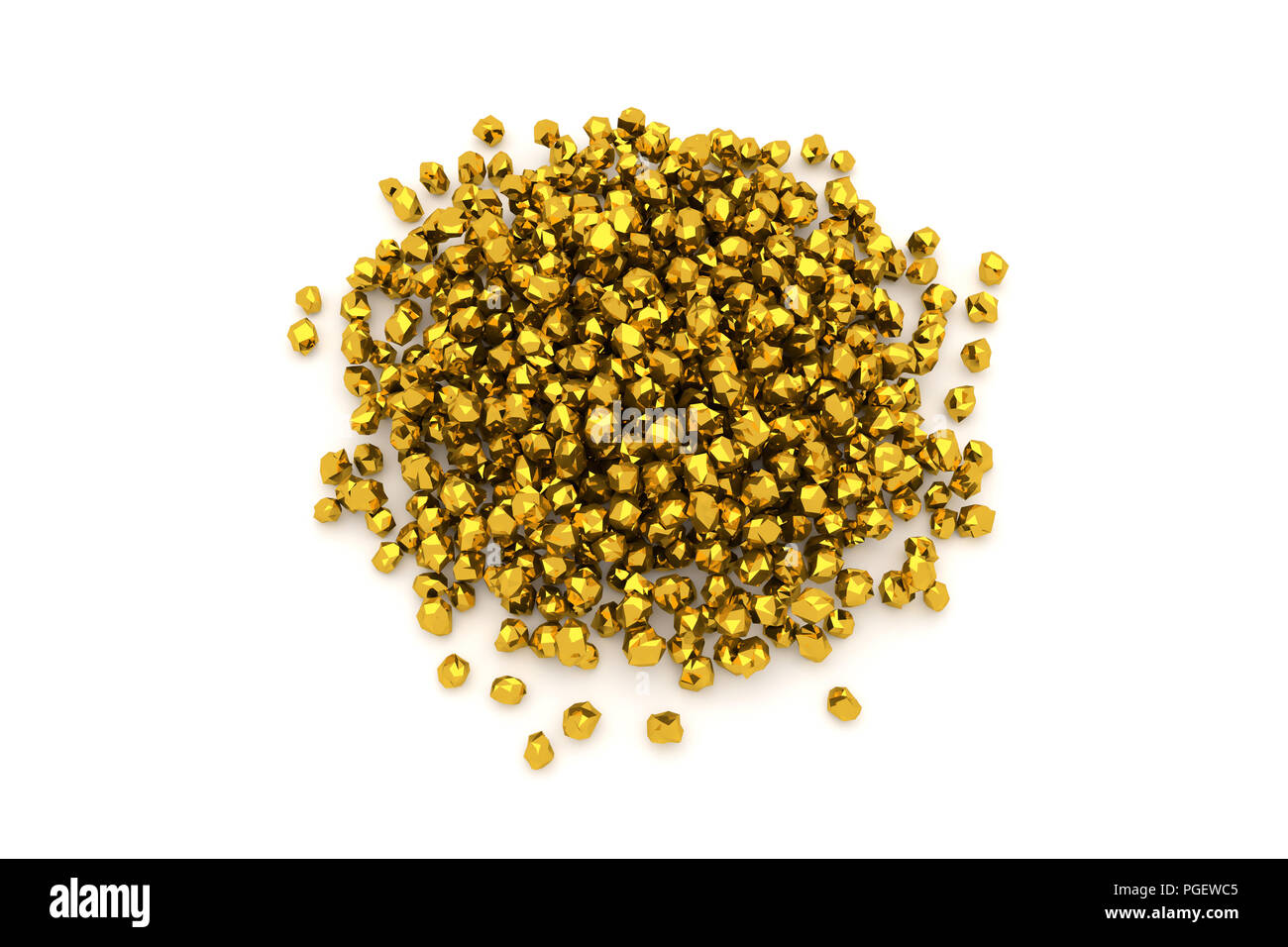 Bunch or pile of gold, modern style background isolated on white. Good ...
