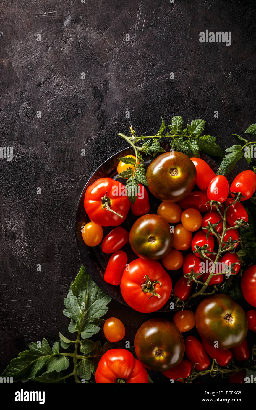 Different ripe juicy tomatoes hi-res stock photography and images - Alamy