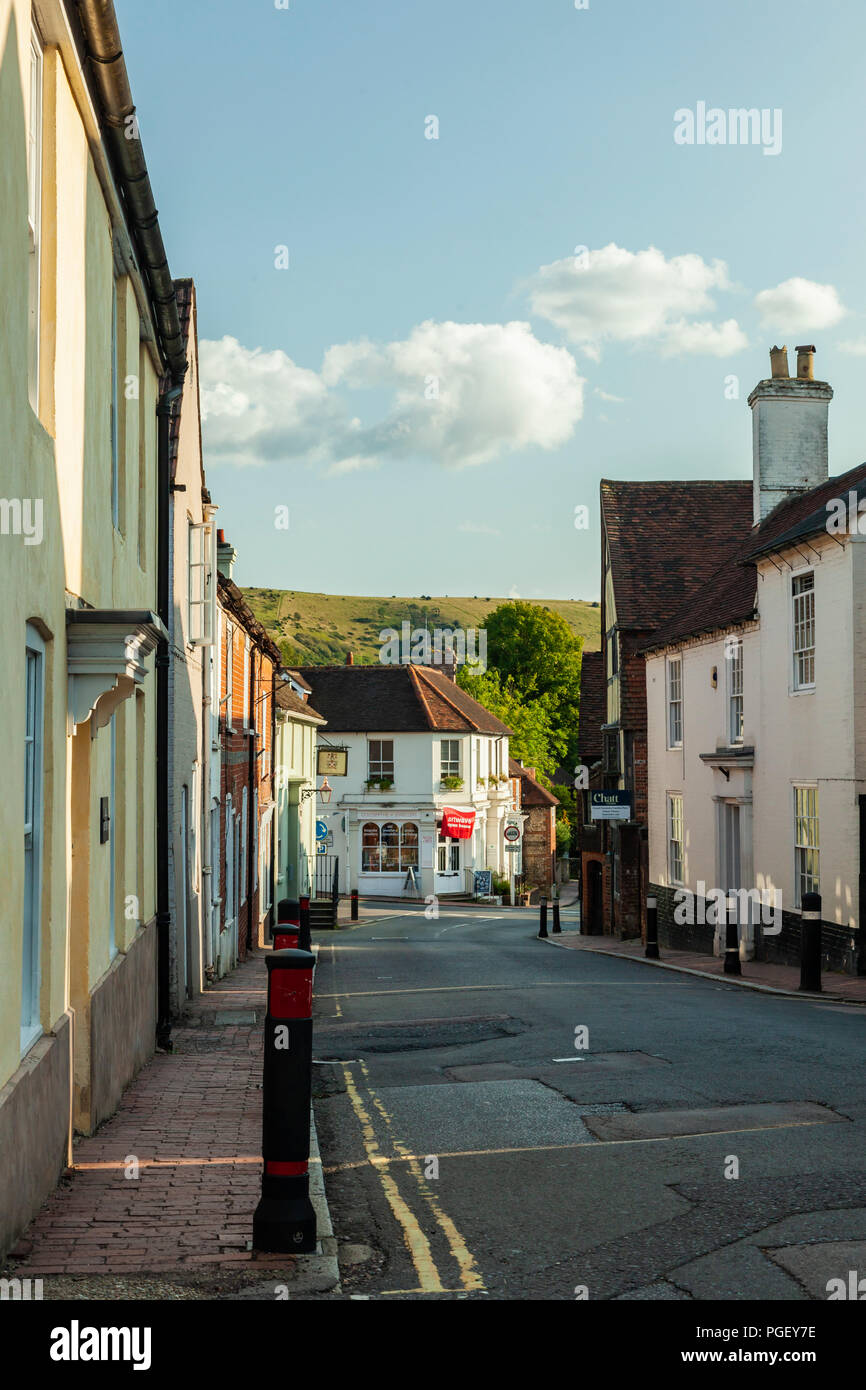 Summer afternoon in Ditchling village, East Sussex. Stock Photo