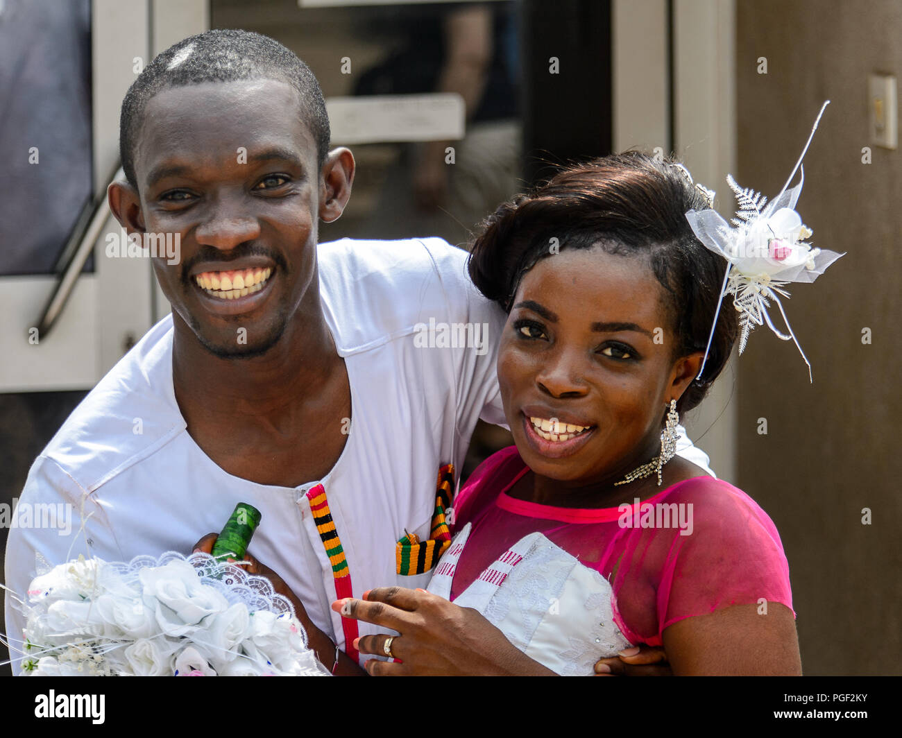 Accra Ghana Jan 8 2017 Unidentified Ghanaian Beautiful