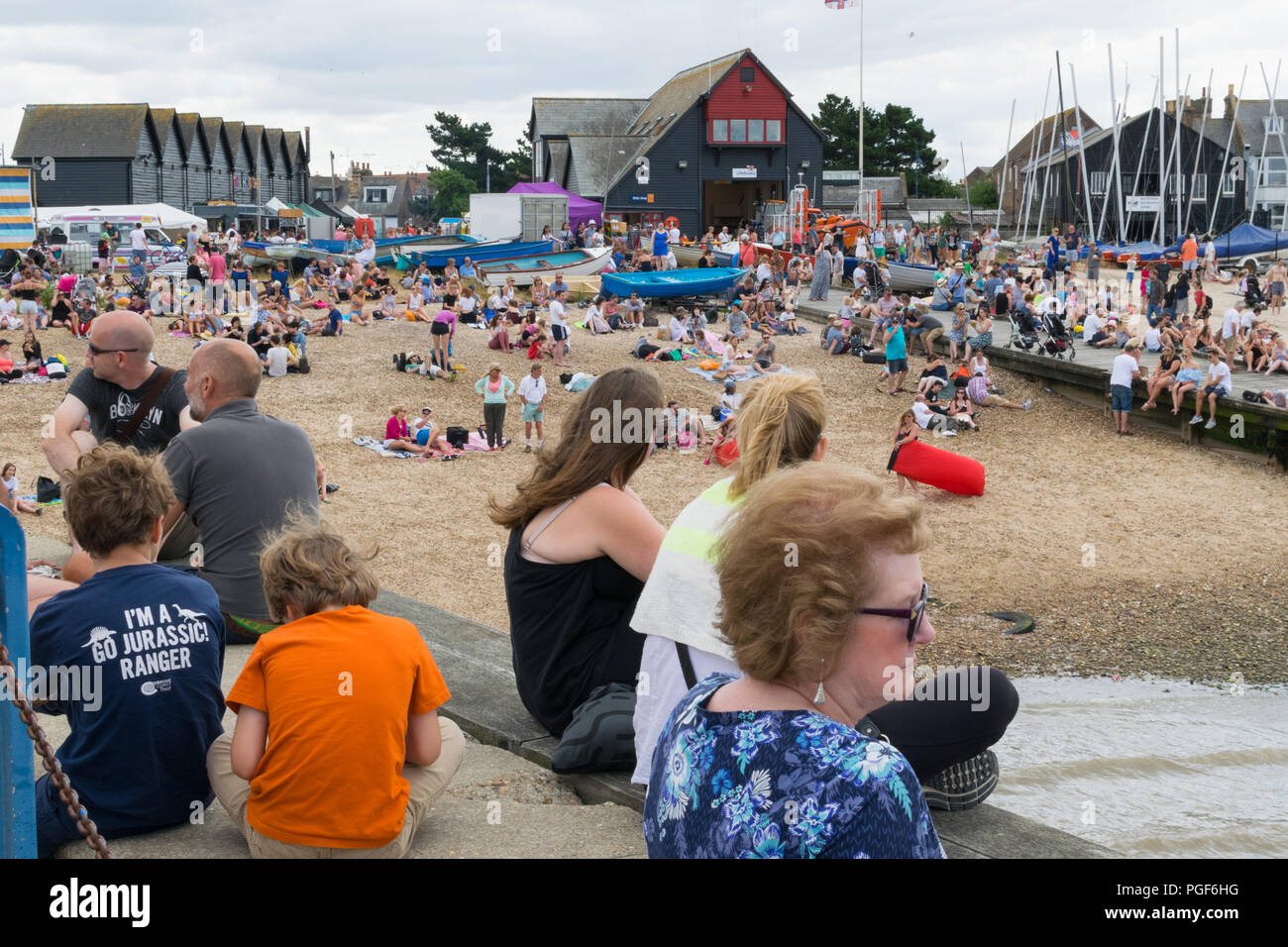Oyster Festival, Whitstable Beach, Kent Stock Photo Alamy