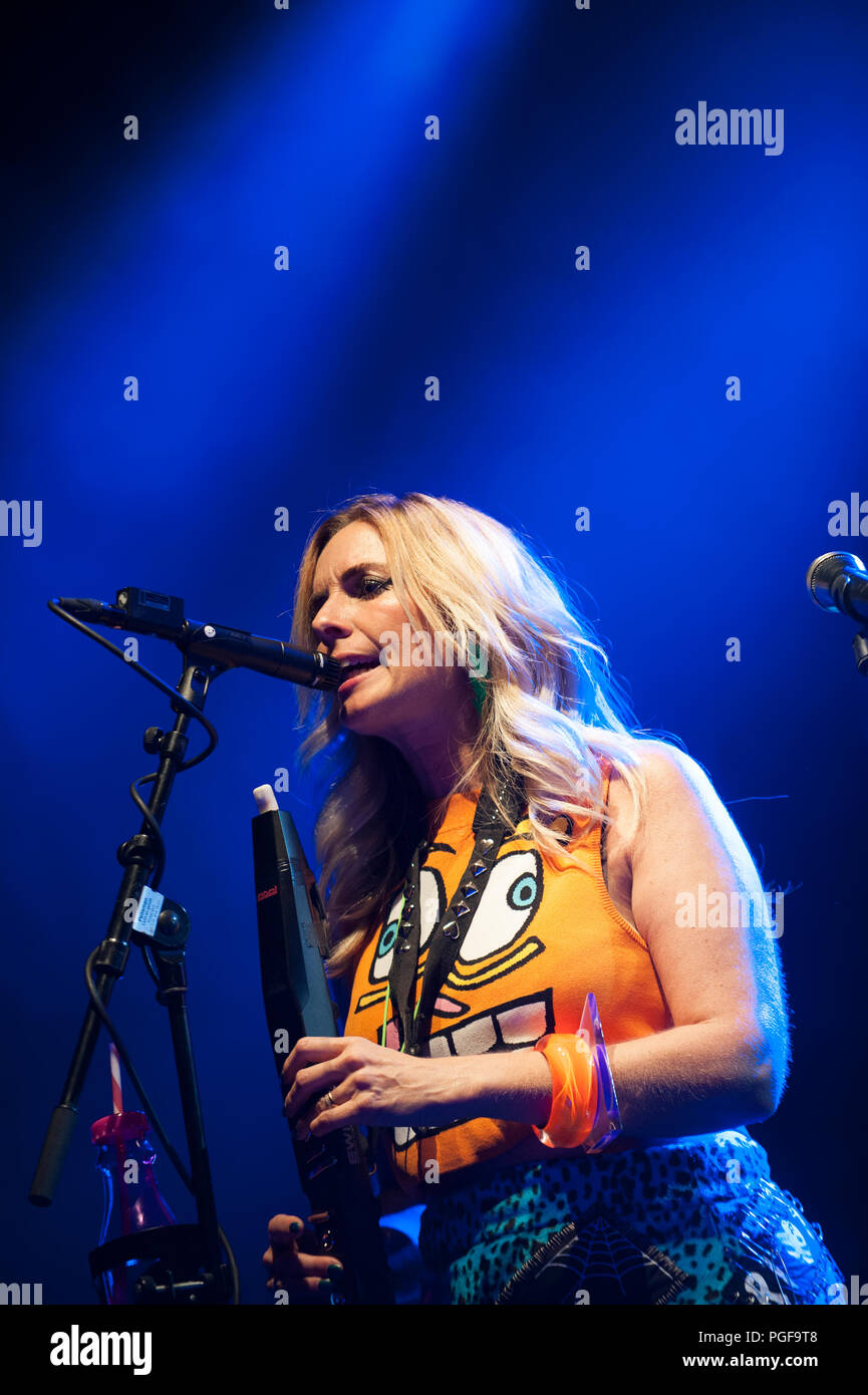 Concert of the Dutch smooth jazz, funk alto saxophonist Candy Dulfer at