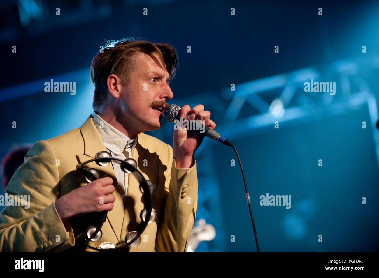 Concert of the Belgian pop band Das Pop in the Amerikaans Theater