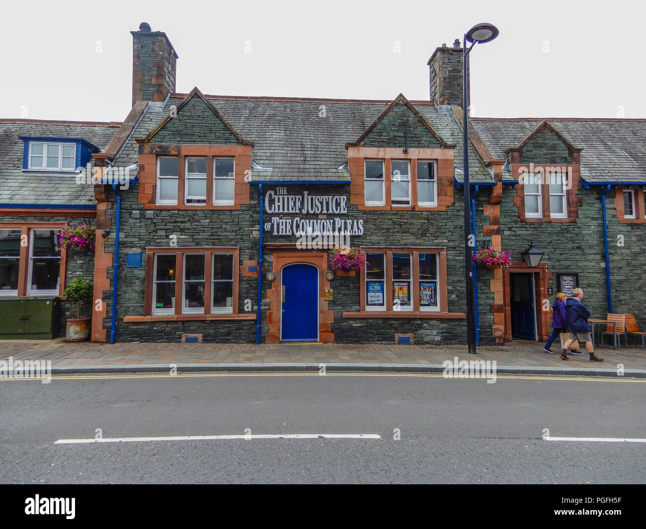Keswick Town and Lakeside Stock Photo Alamy