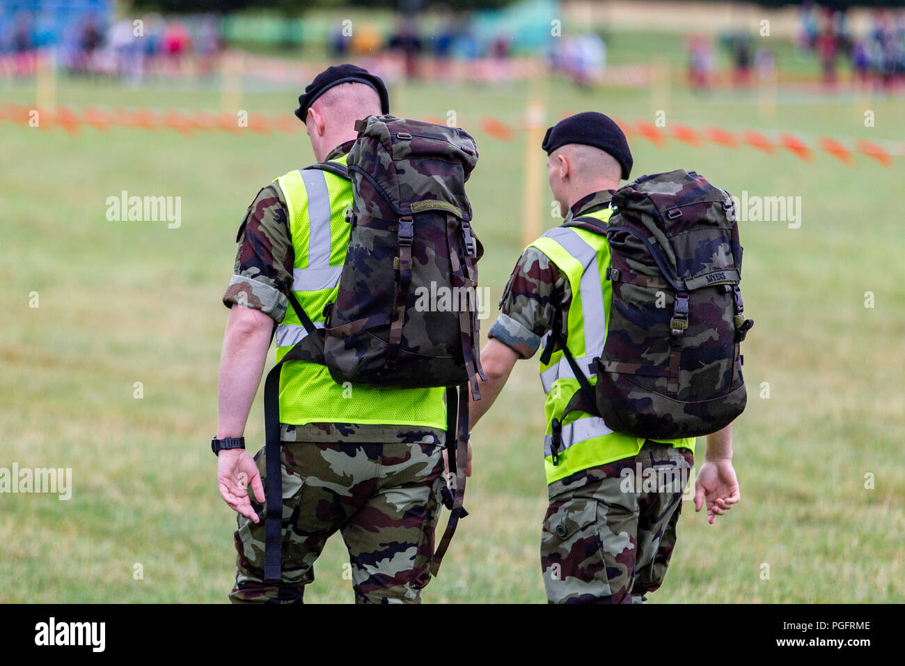 Dublin, Ireland. 26 August 2018. Worshipers arriving at phoenix park in Dublin for the Closing mass of His Holiness Pope Francis two day visit to Ireland Credit: Bonzo/Alamy Live News Stock Photo