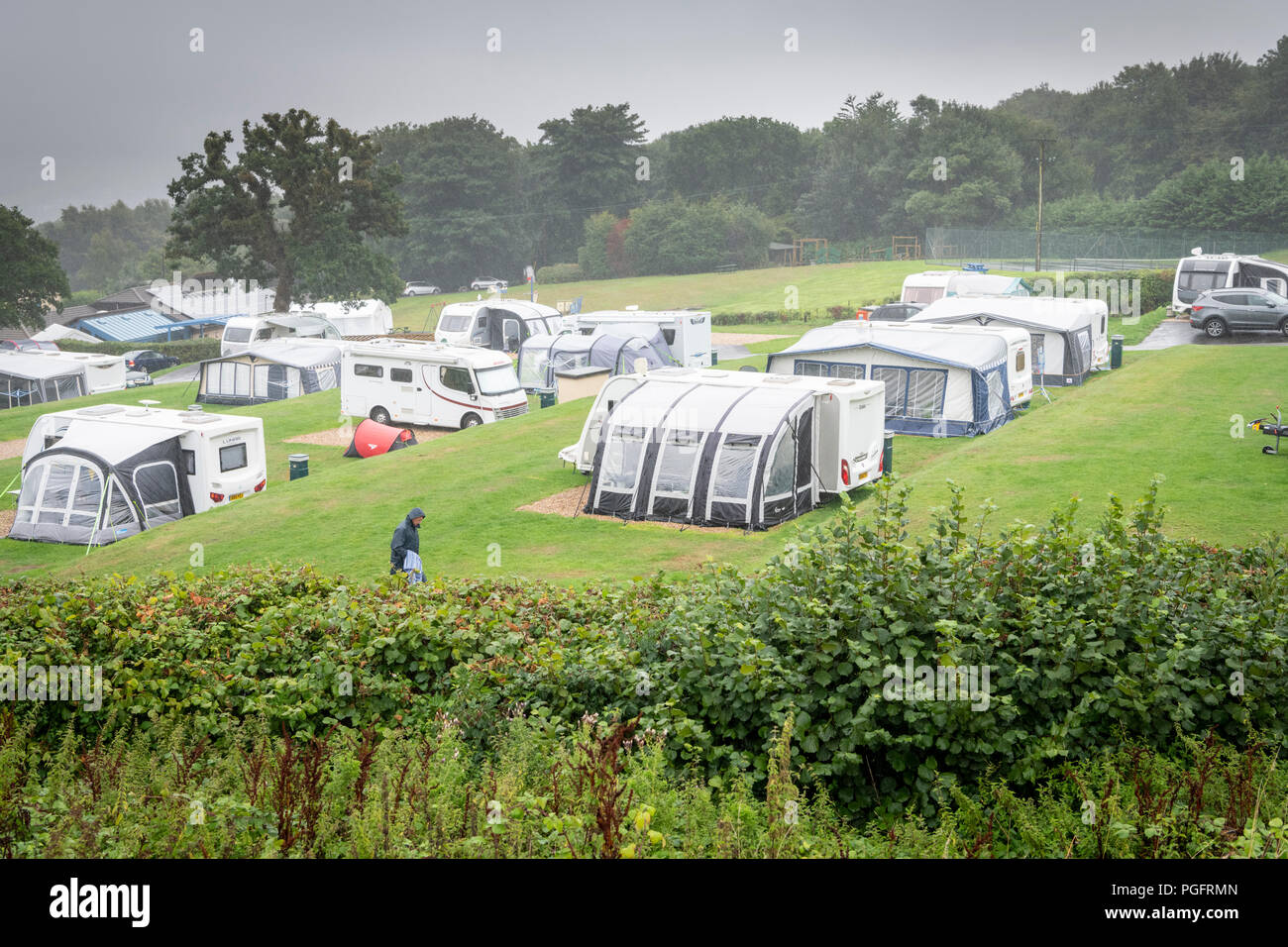 Camping Holiday Uk Rain High Resolution Stock Photography And Images Alamy