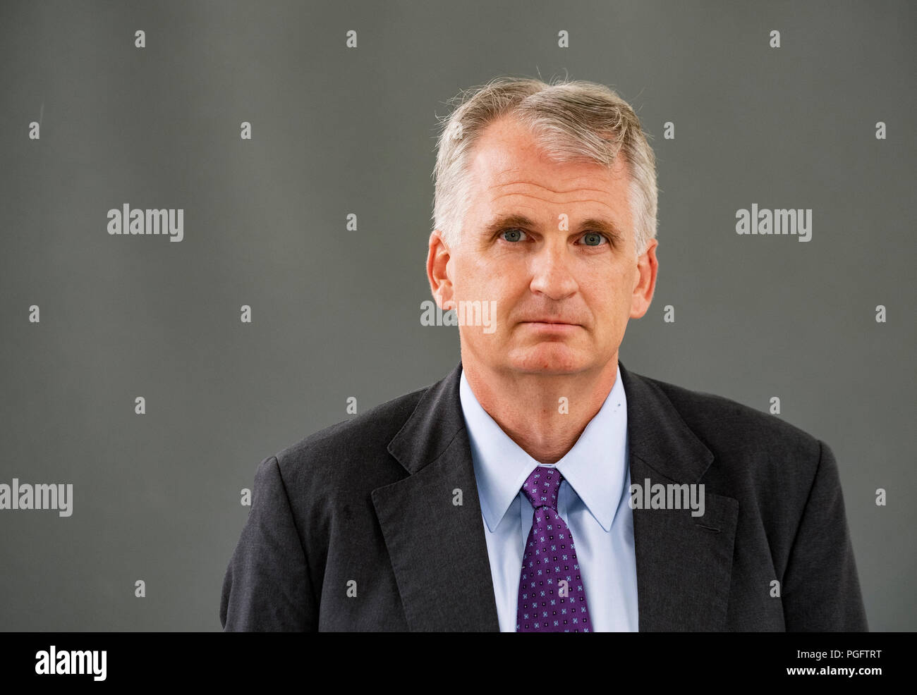 Edinburgh, Scotland, UK. 26 August, 2018. Pictured; Timothy Snyder, in his book ÒThe Road to UnfreedomÓ , he shows how PutinÕs authoritarianism is spreading, aided by Russian warfare in Ukraine and cyber attacks in Europe and America. Credit: Iain Masterton/Alamy Live News Stock Photo