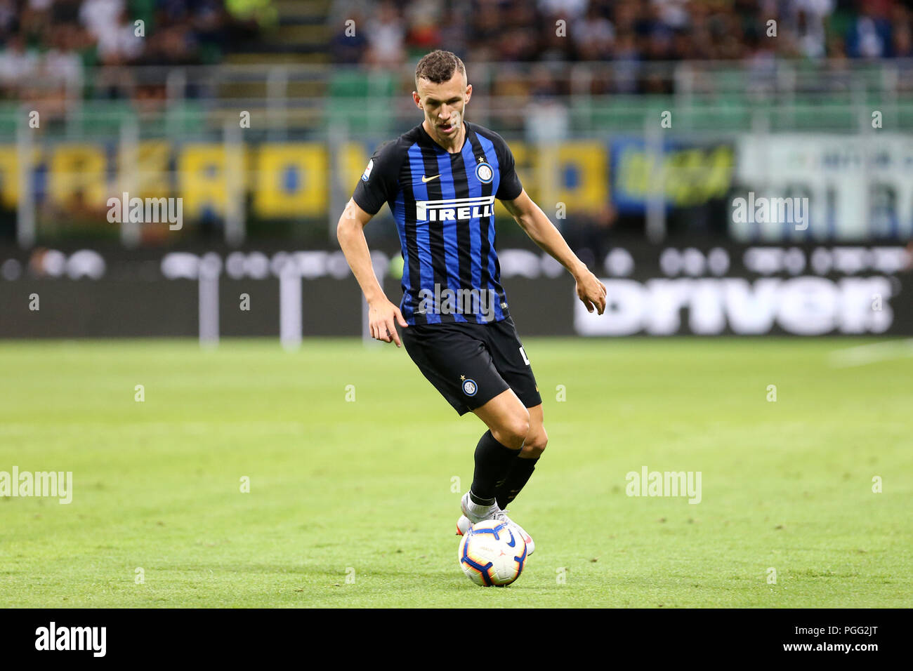 Milan, Italy. 26th August, 2018.  Ivan Perisic of FC Internazionale in action during the Serie A match between FC Internazionale and Torino Fc. Credit: Marco Canoniero/Alamy Live News Stock Photo