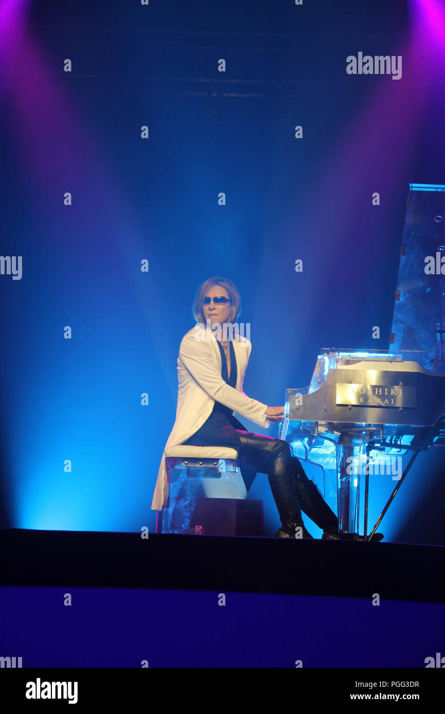 Yoshiki 08/24/2018 Japan House Los Angeles Opening Reception held at