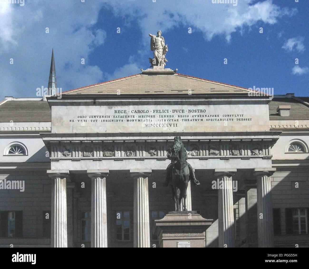 Genoa, Liguria, Italy. 16th Oct, 2004. Under renovation, the Opera