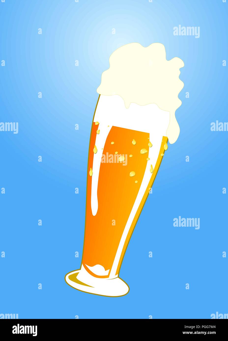 Beer full empty vector hires stock photography and images Alamy